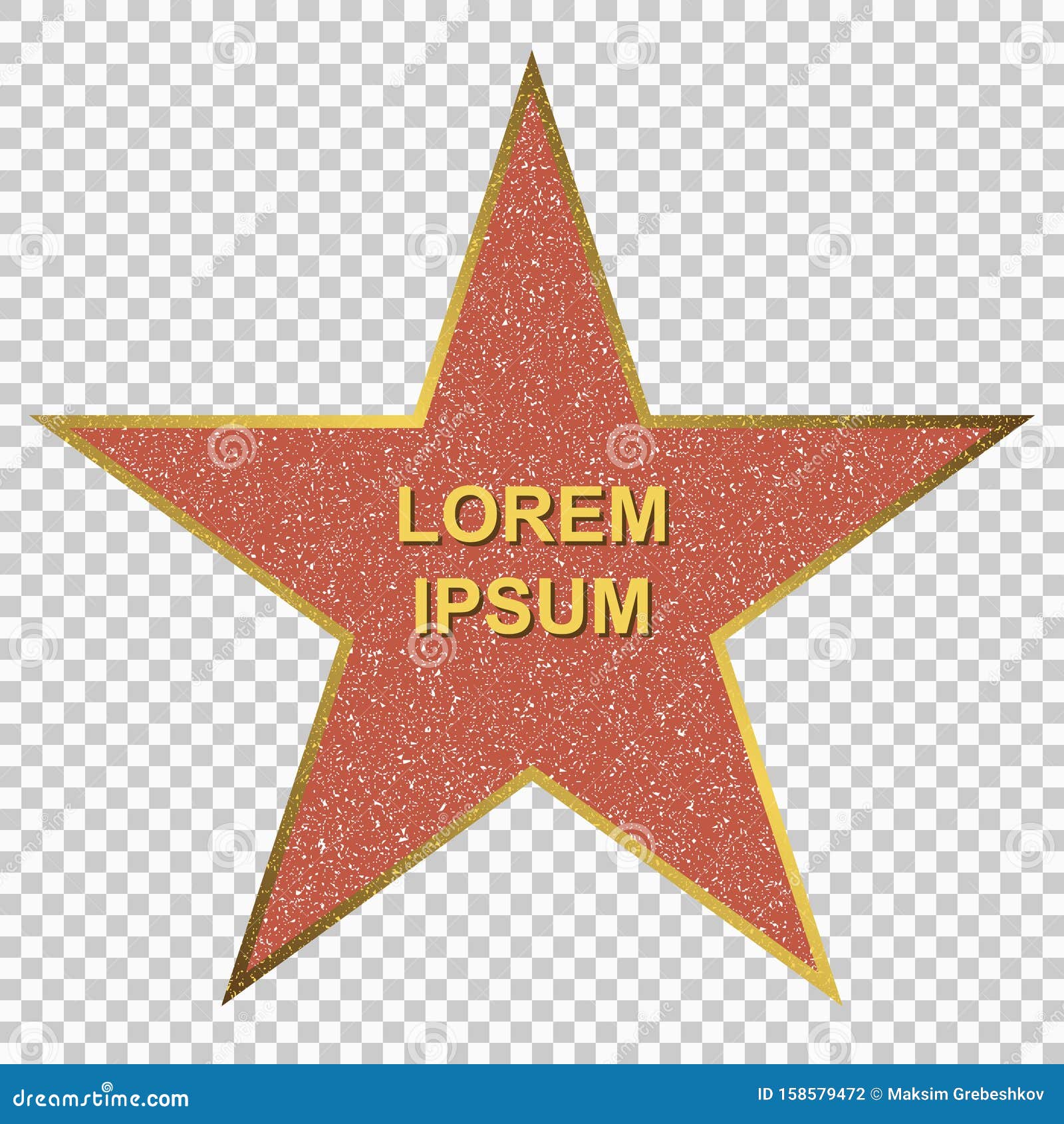 hollywood-walk-of-fame-star-blank-template-stock-illustration-illustration-of-classic-career