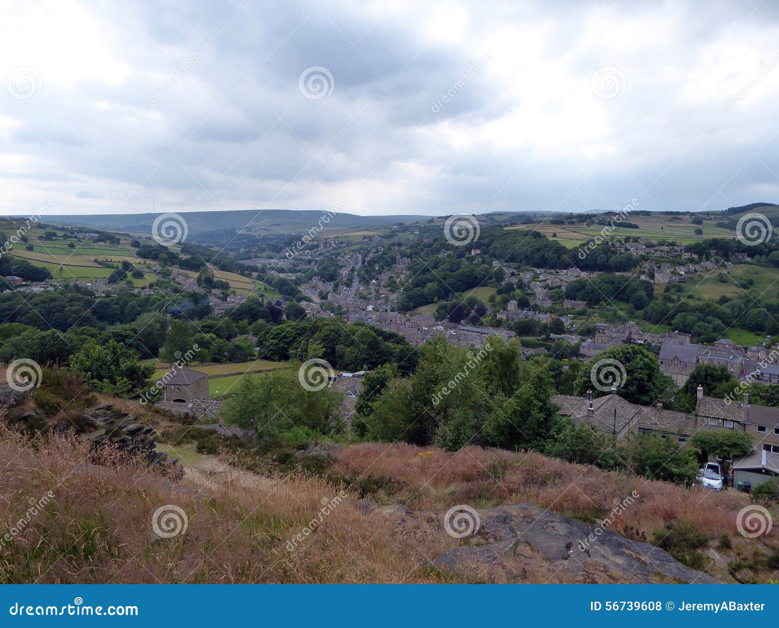 holmfirth town scenic