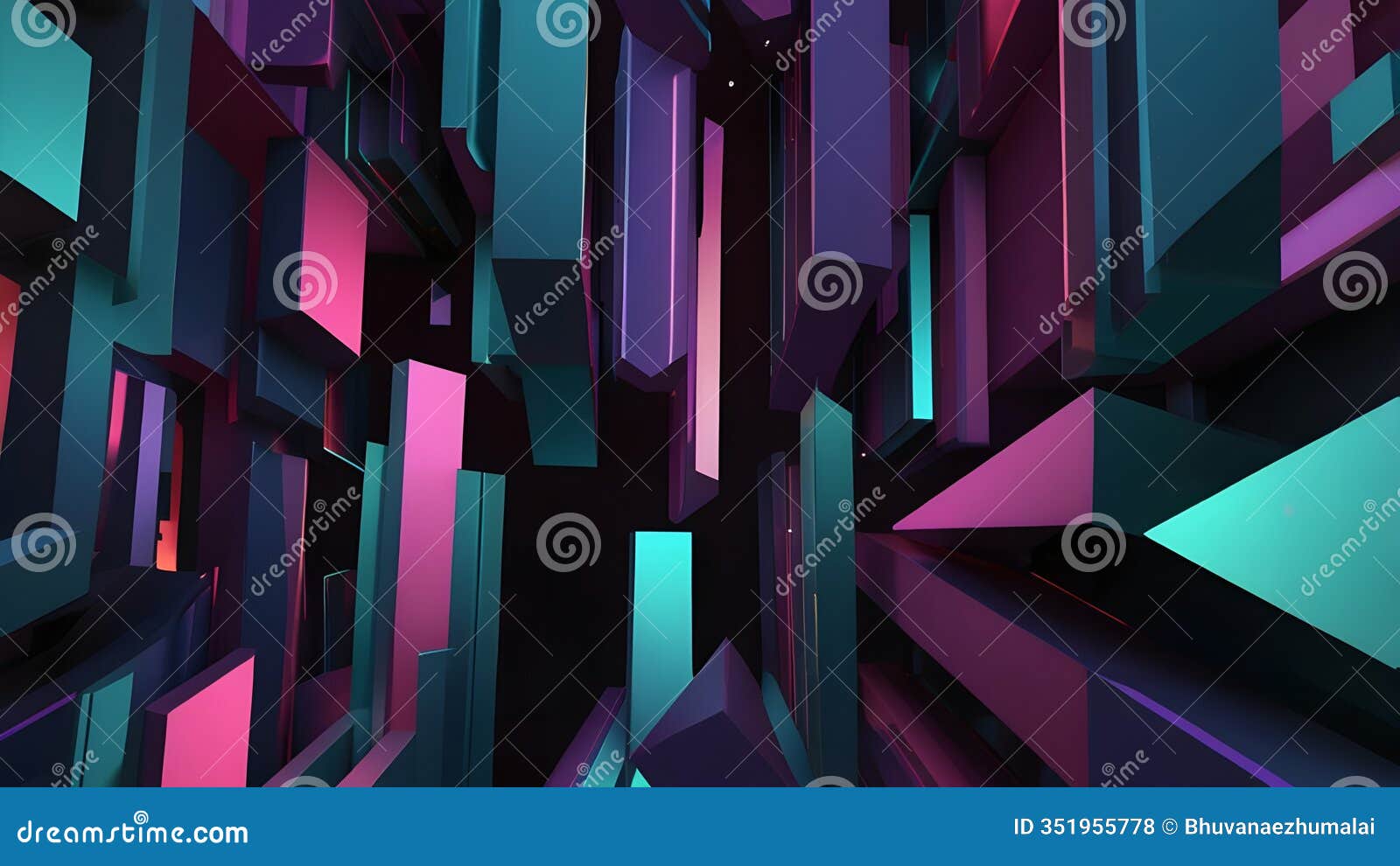 holo visuals futuristic 3d abstract illusions