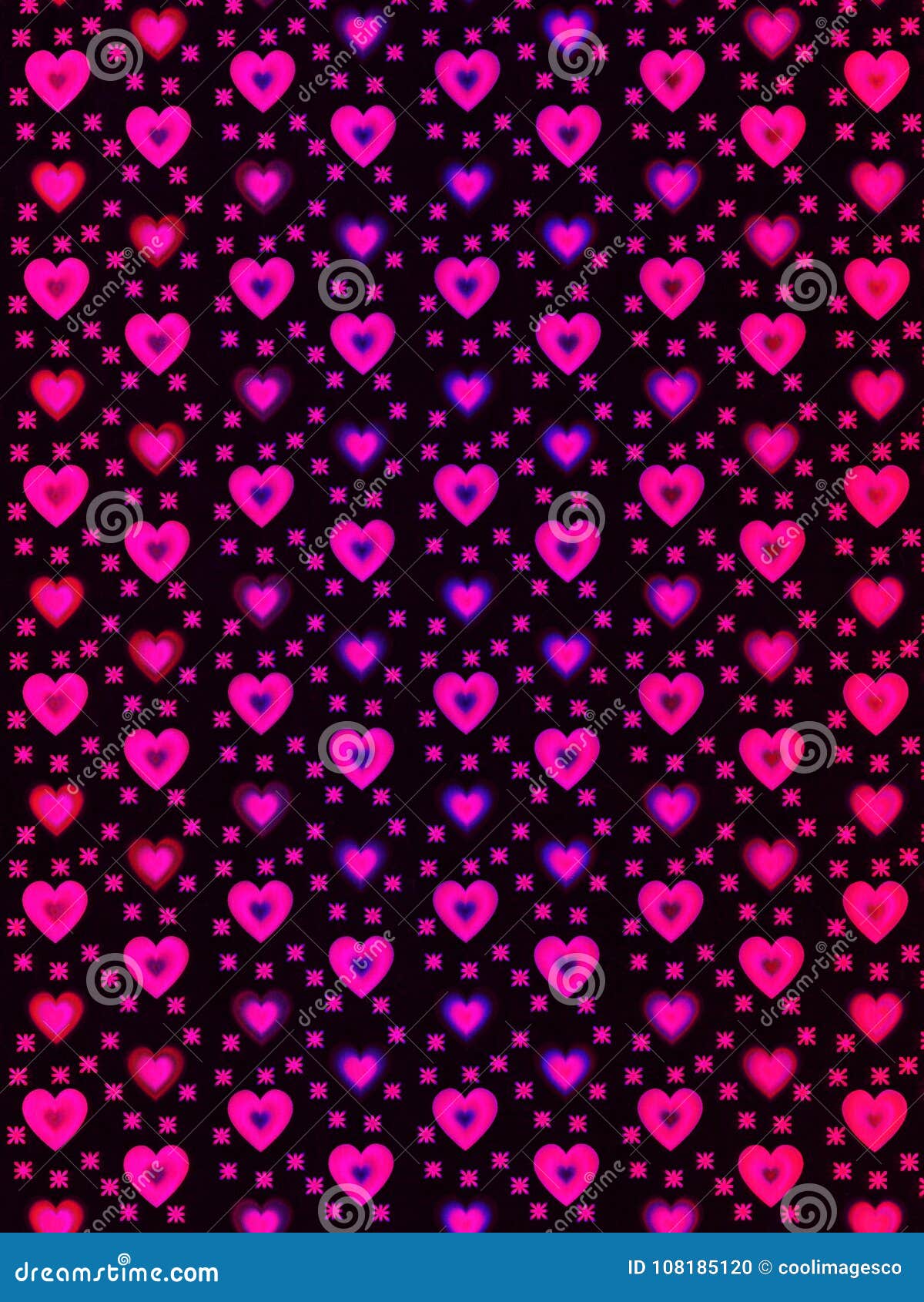 A Hologram Paper Made of Hearts and Love in Ultraviolet and Pink Colors for  Wallpaper or Backgrounds Stock Illustration - Illustration of graphic,  backdrop: 108185120