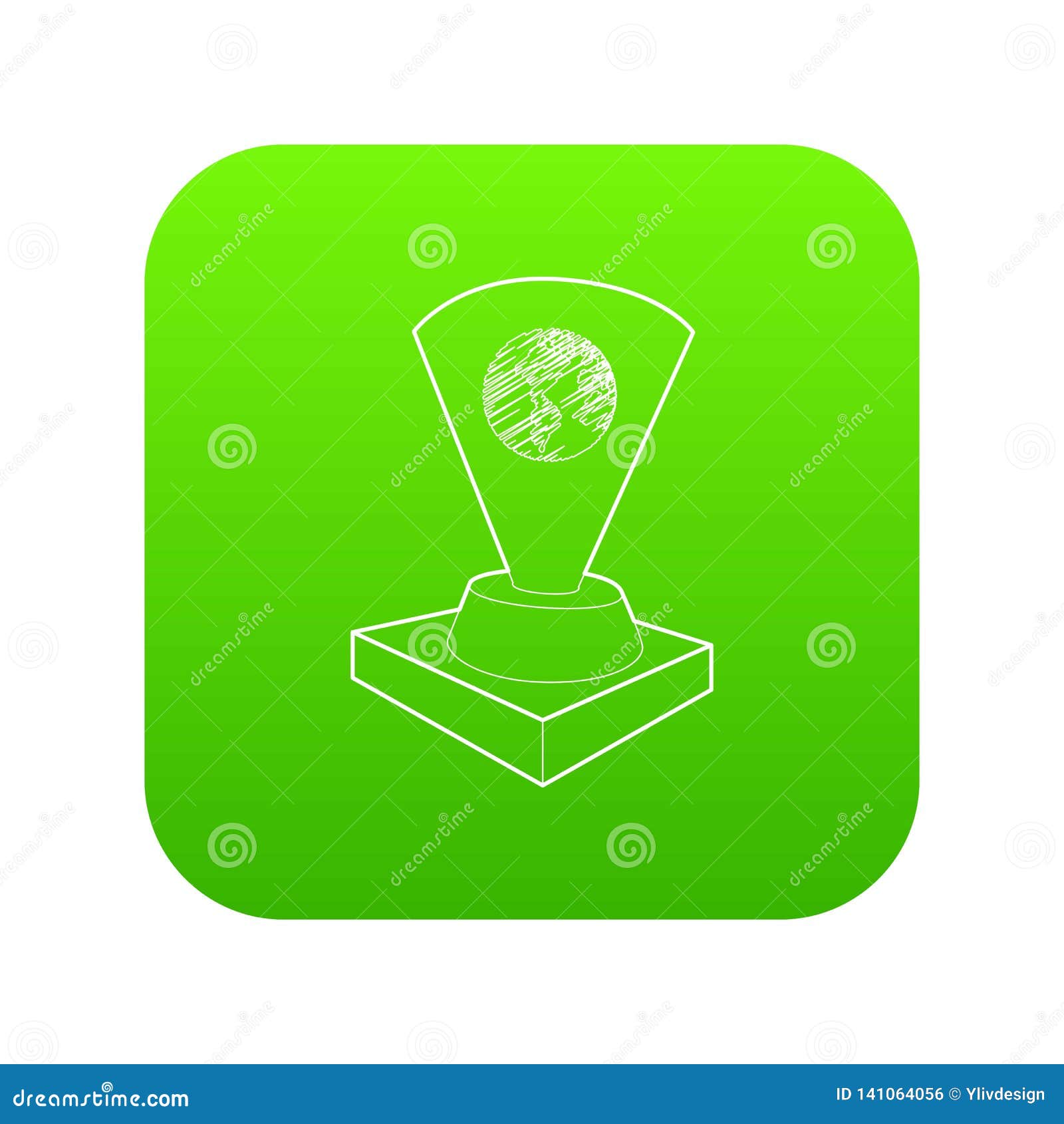 holograma icon green 