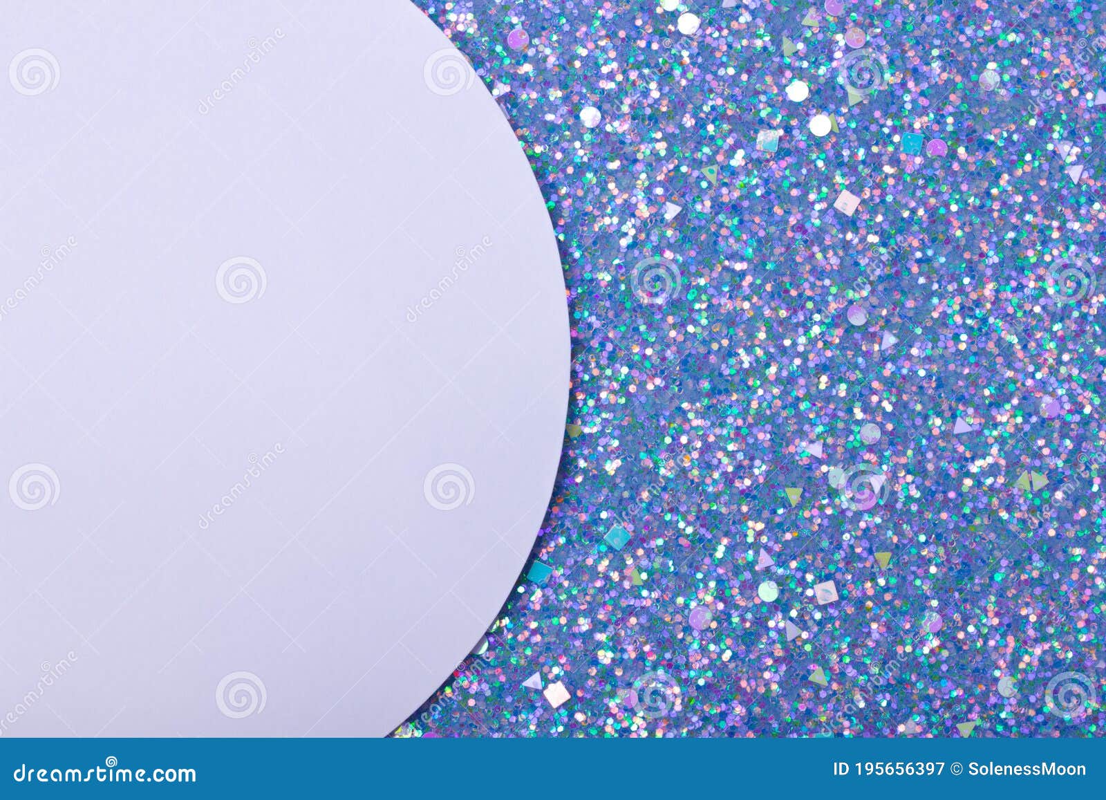 Holographic Bright White Glitter Real Texture Background with Rectangular Sequins Stock Image