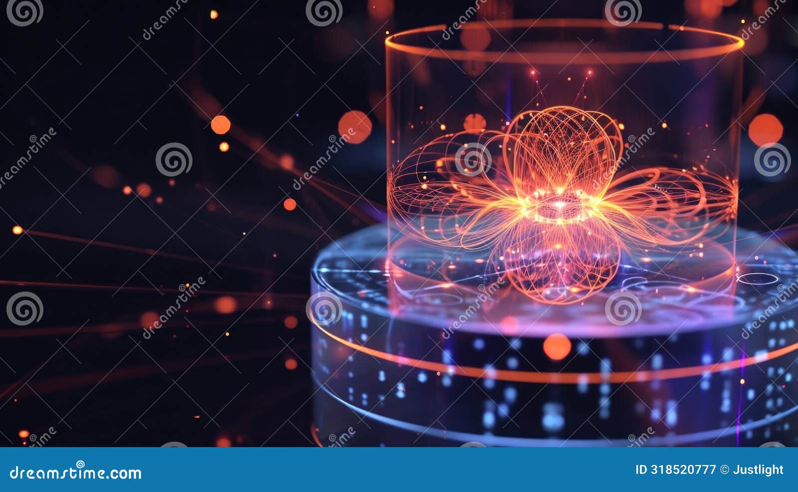 a holographic model of the doubleslit experiment showcasing the waveparticle duality of subatomic particles