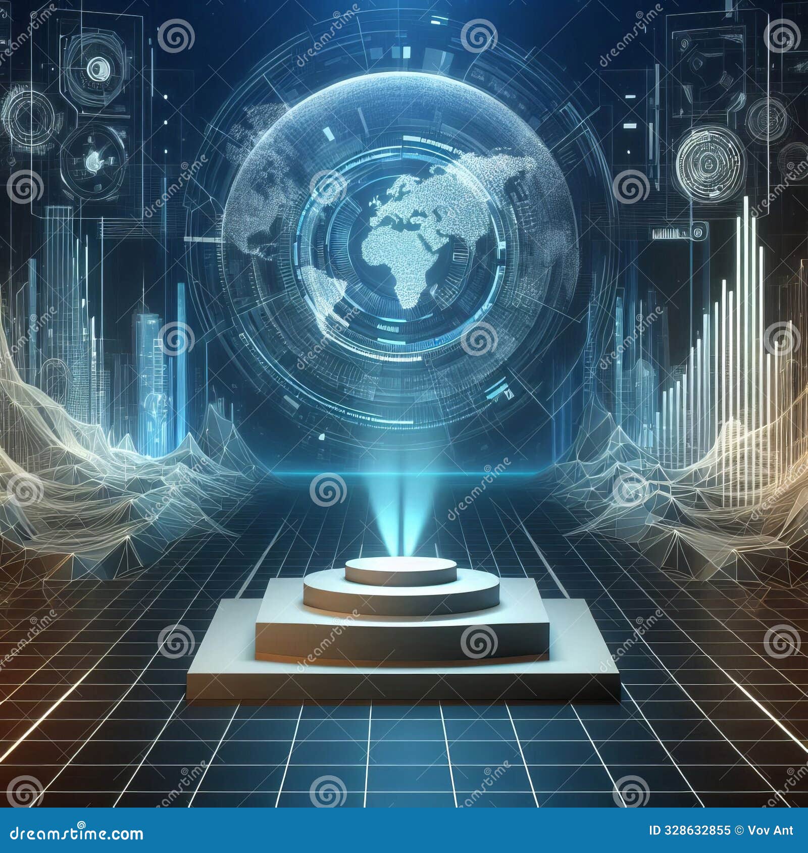 34 50 a holographic representation of a poium background featur
