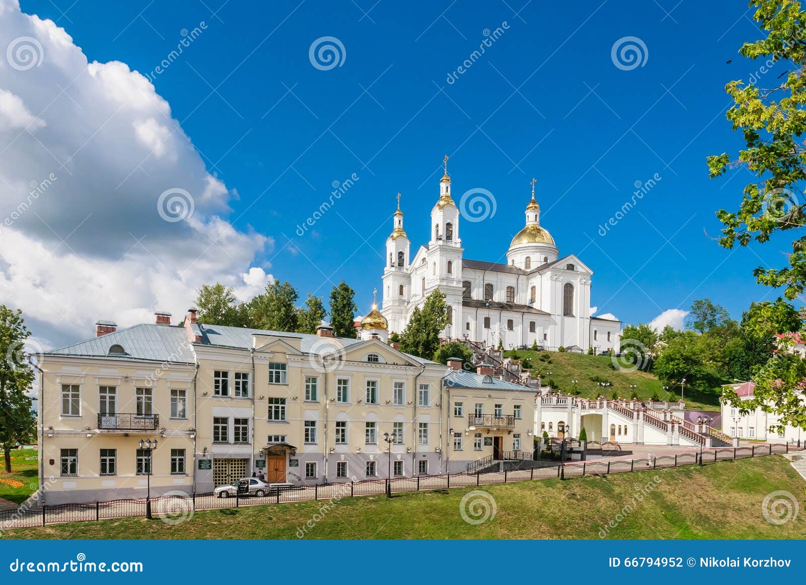 holy assumption cathedral of the assumption and the holy spirit convent. vitebsk, belarus