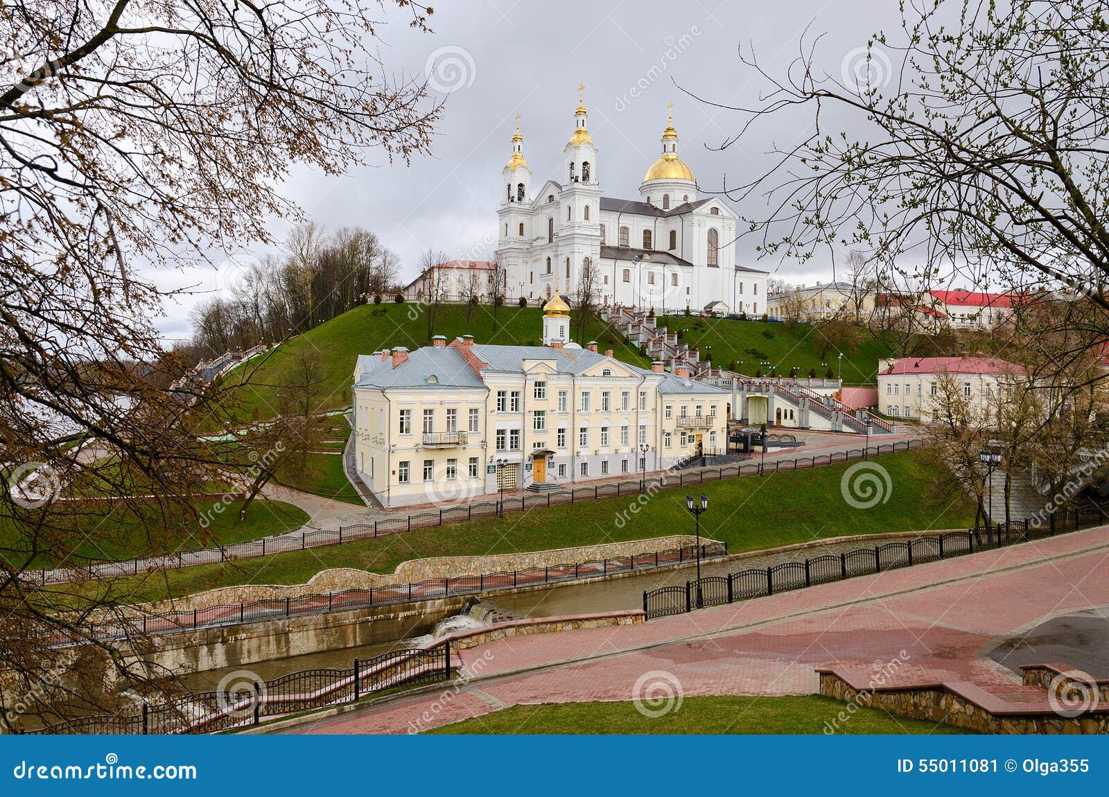 holy dormition cathedral on uspenskaya mountain, vitebsk