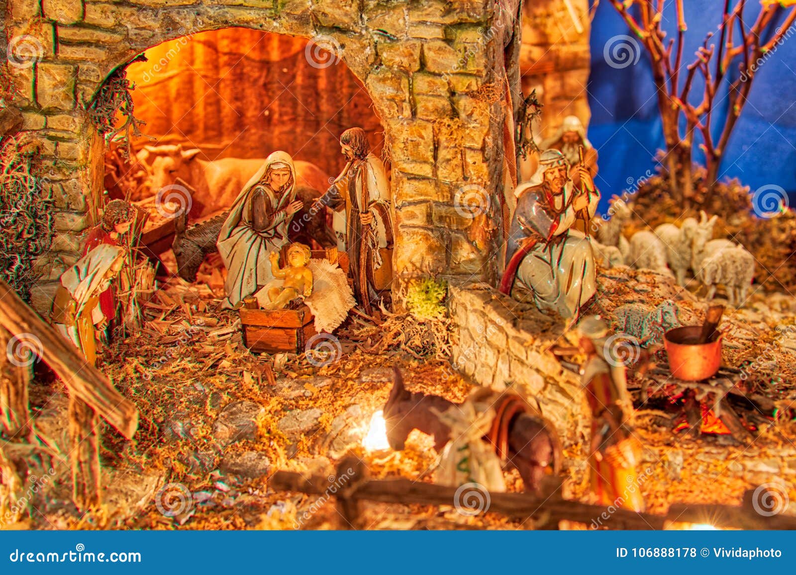 The Holy Family in Nativity Stock Photo Image of nativity, born