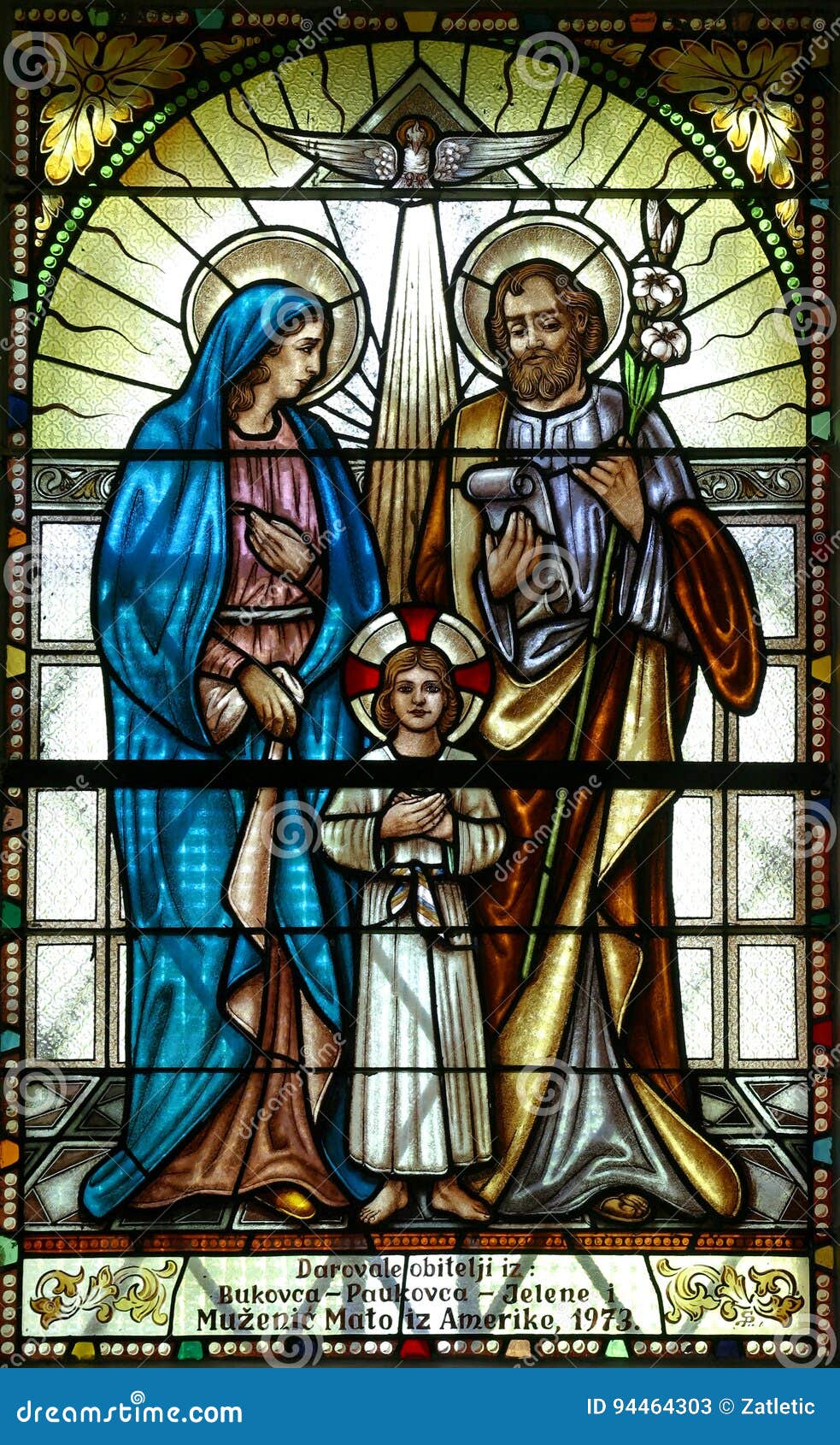 Holy Family stock image. Image of christian, catholic - 94464303