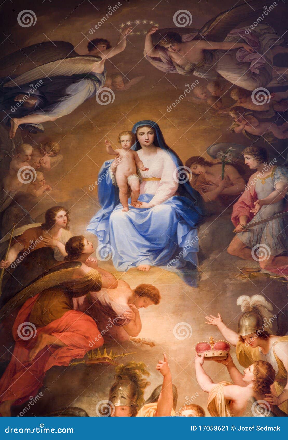 Holy Mary in the Heaven from Vienna Editorial Photo - Image of ...