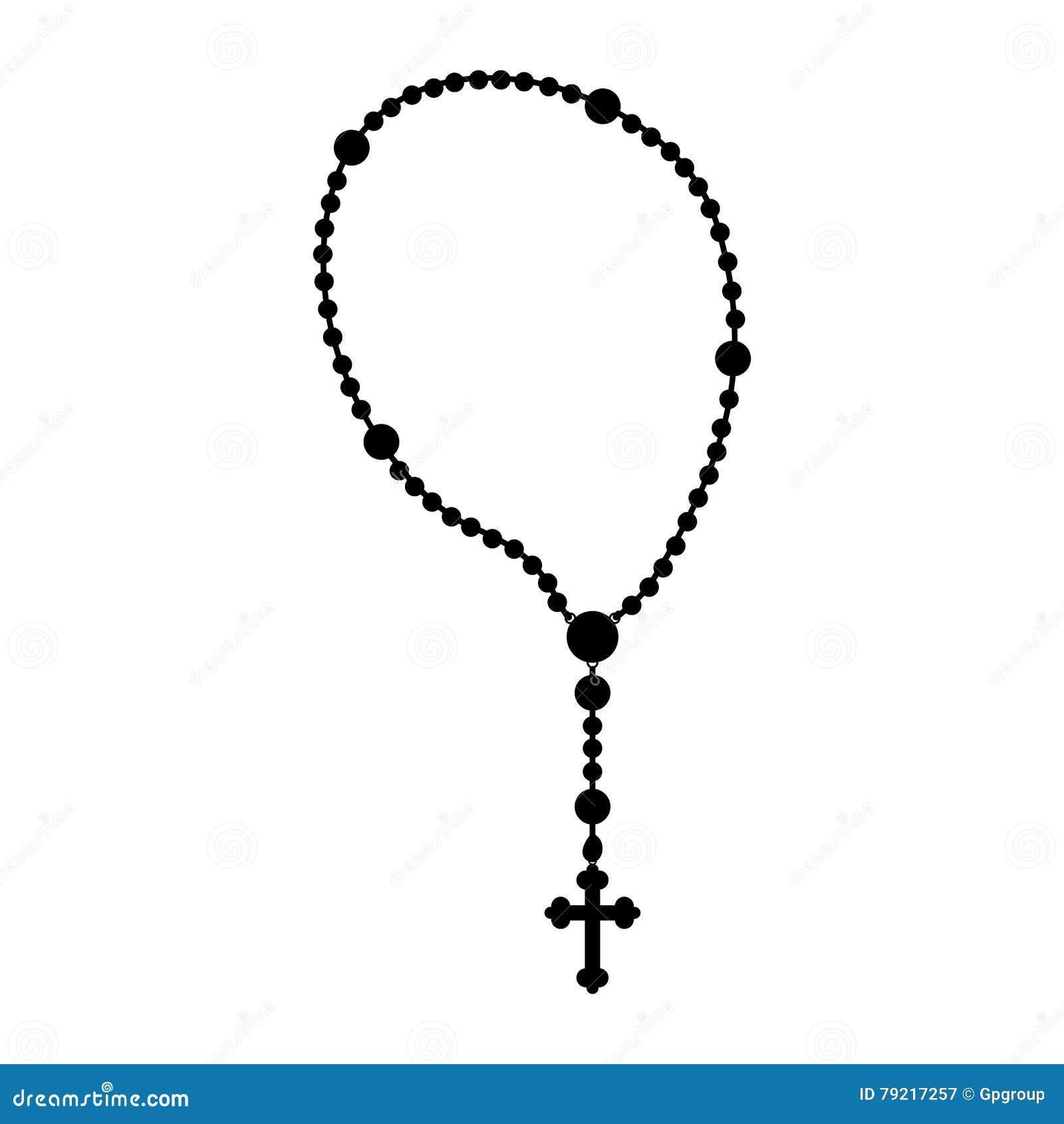 Holy rosary design stock vector. Illustration of catholicism - 79217257