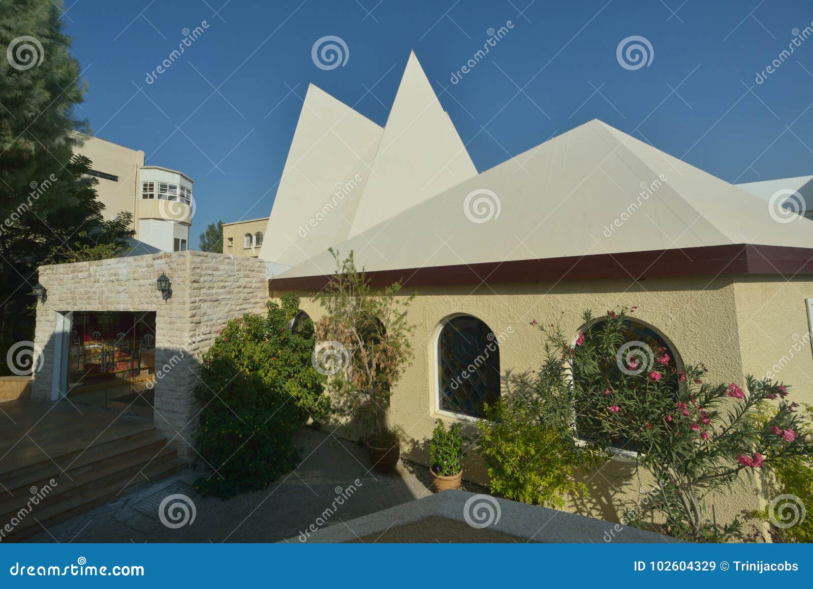 Holy Trinity Church, Dubai stock image. Image of funeral - 102604329