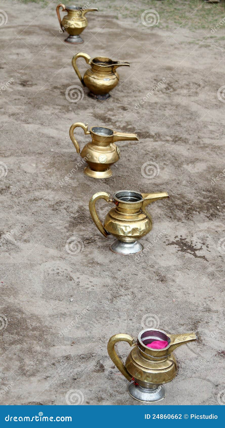 Holy water pots stock photo. Image of water, hard, holy 24860662