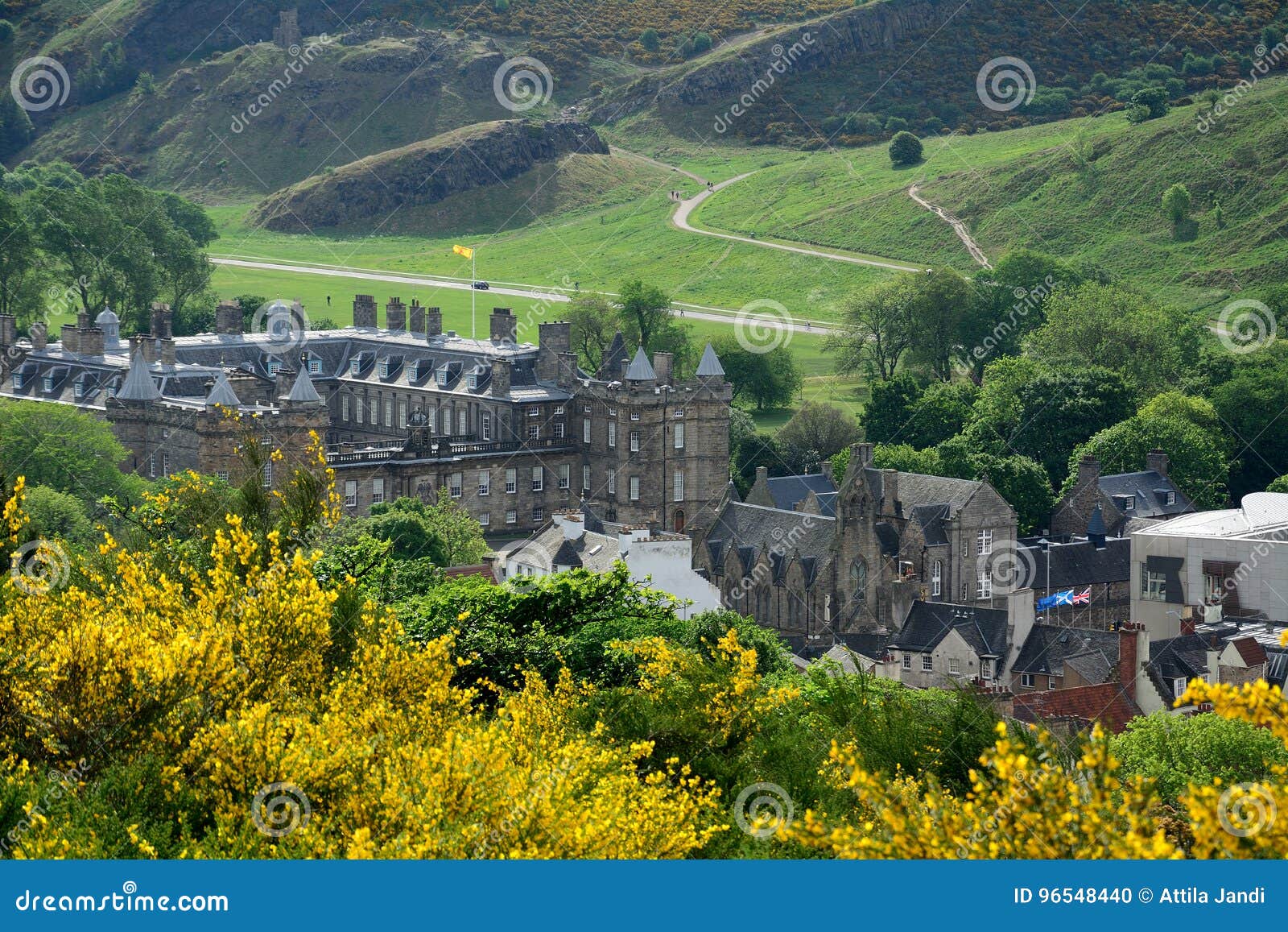 The Holyrood Palace, Edinburgh, Scotland Stock Photo Image of