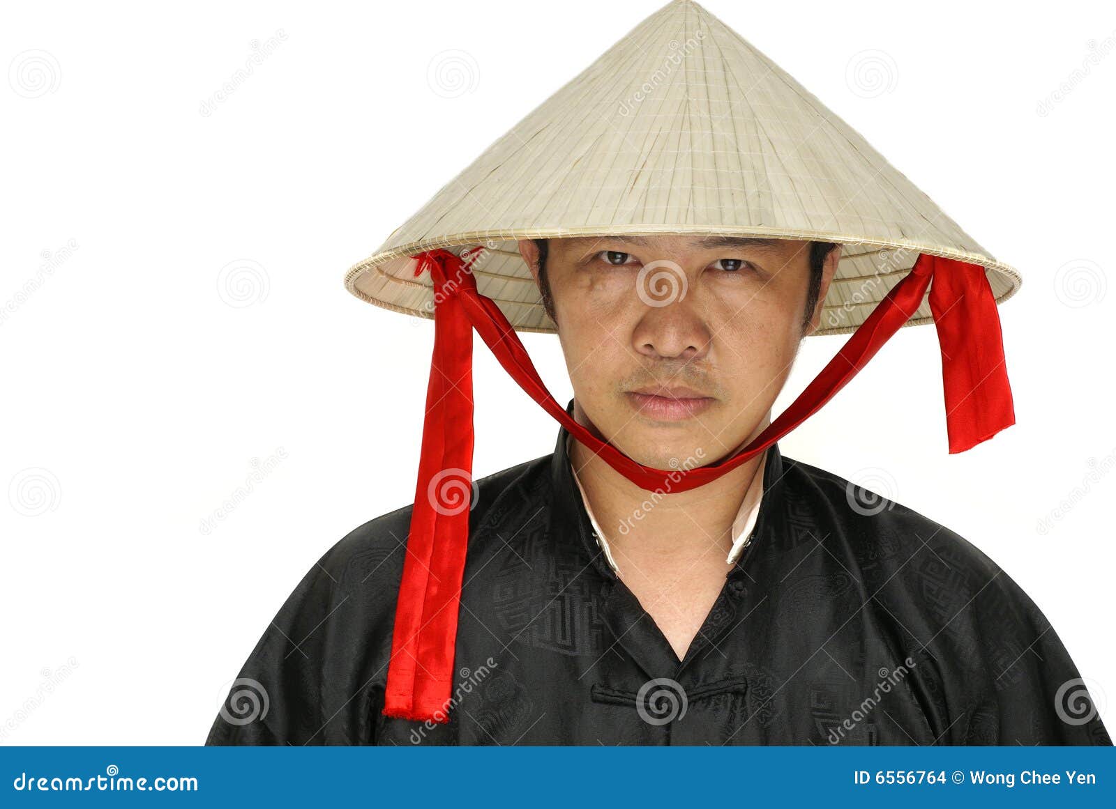 Hombre Asiático Con El Sombrero De de archivo de oriental, vietnamita: 6556764