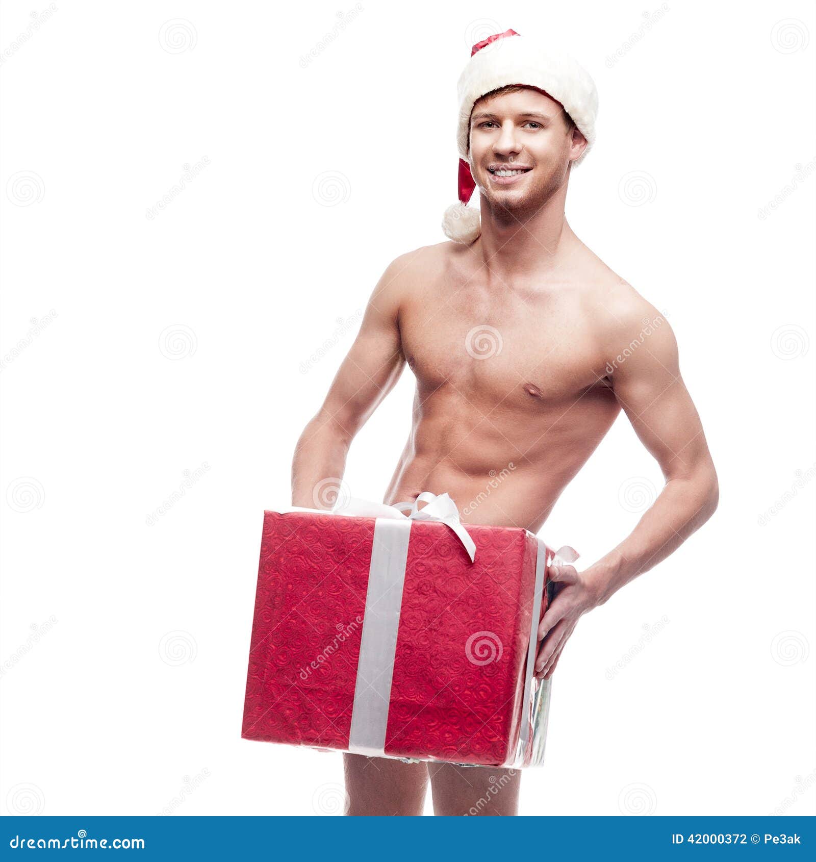 Prever Adentro Normalmente Hombre Atractivo De La Navidad Foto de archivo - Imagen de adulto, sonrisa:  42000372
