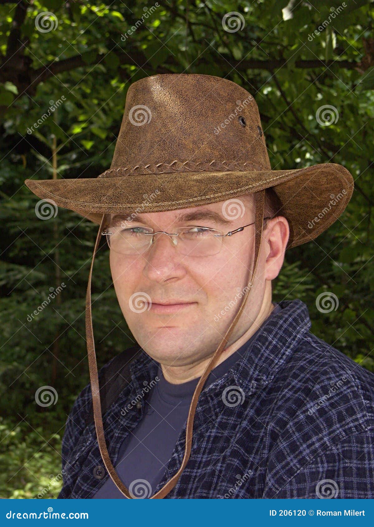 Hombre En El Sombrero De de archivo - Imagen de joven, gente: