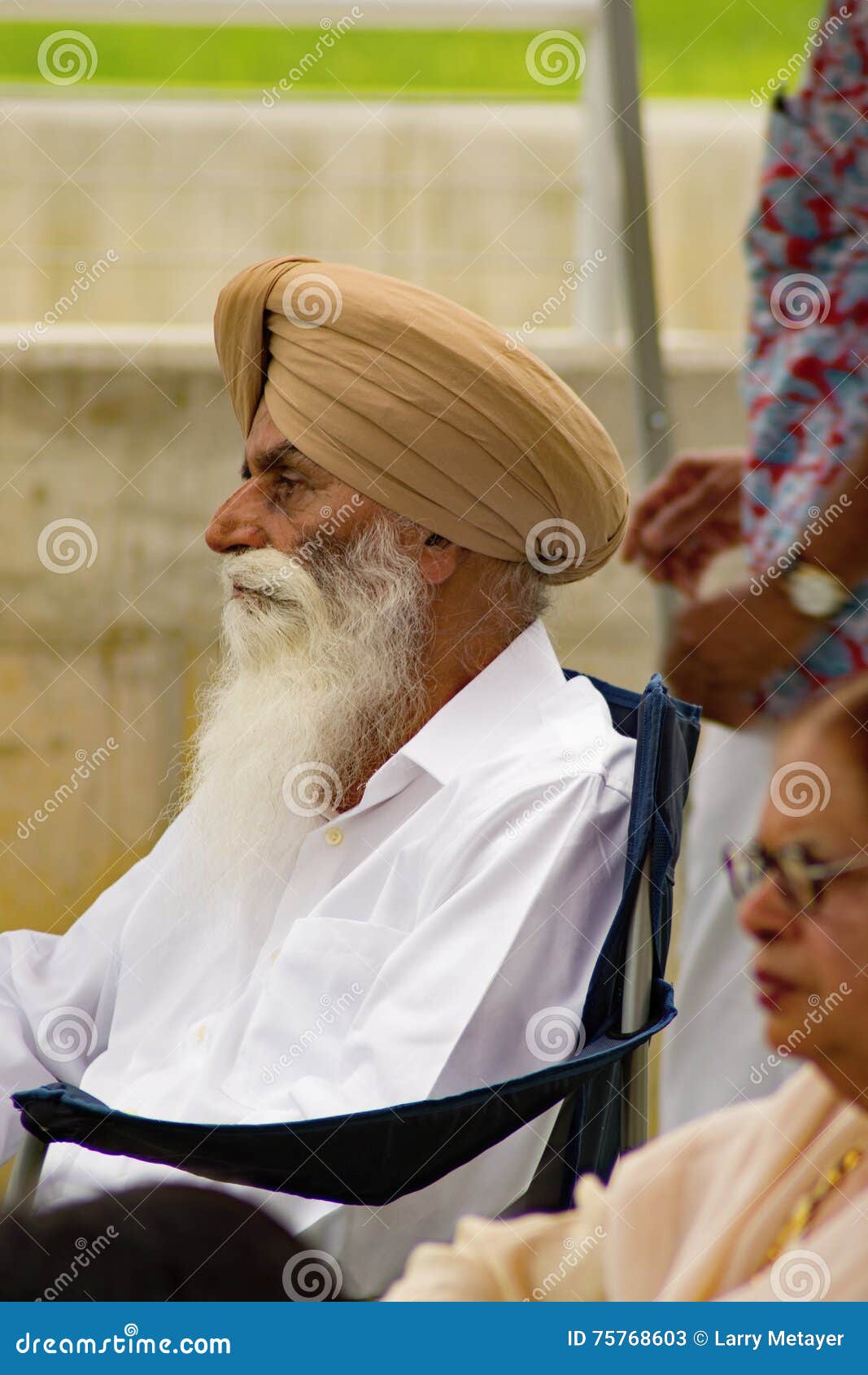 Hombre Indio Con Un Turbante Foto de archivo editorial - Imagen de  hinduismo, asia: 75768603