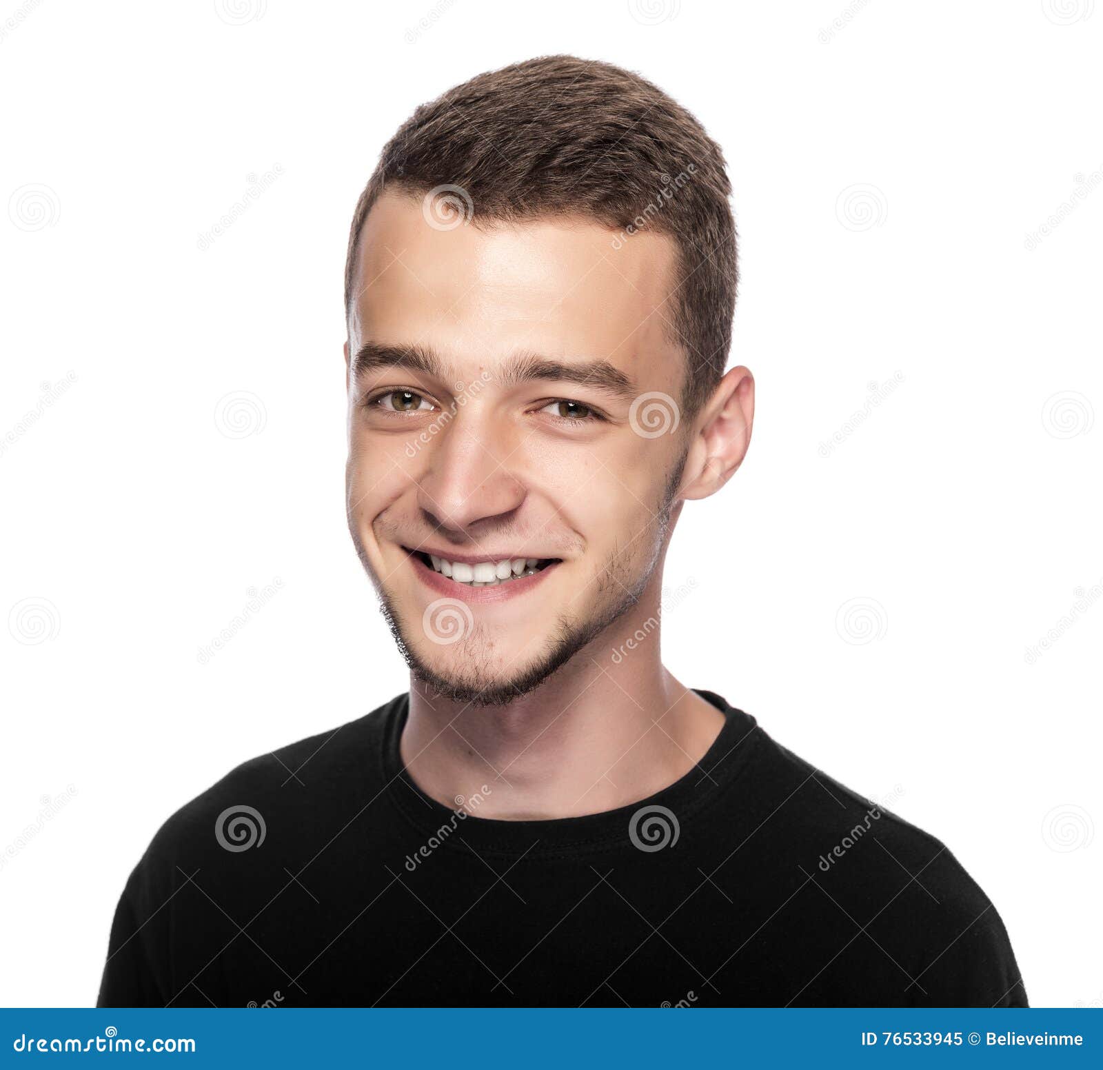 Hombre joven aislado imagen de archivo.