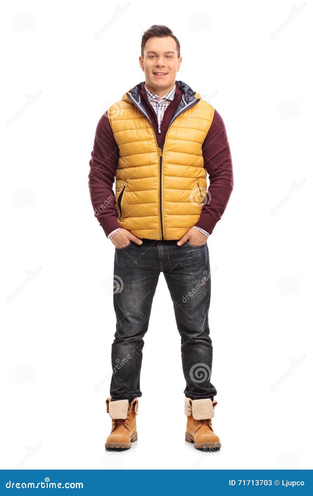 Hombre Joven En Ropa Casual de archivo Imagen de ropa, invierno: 71713703
