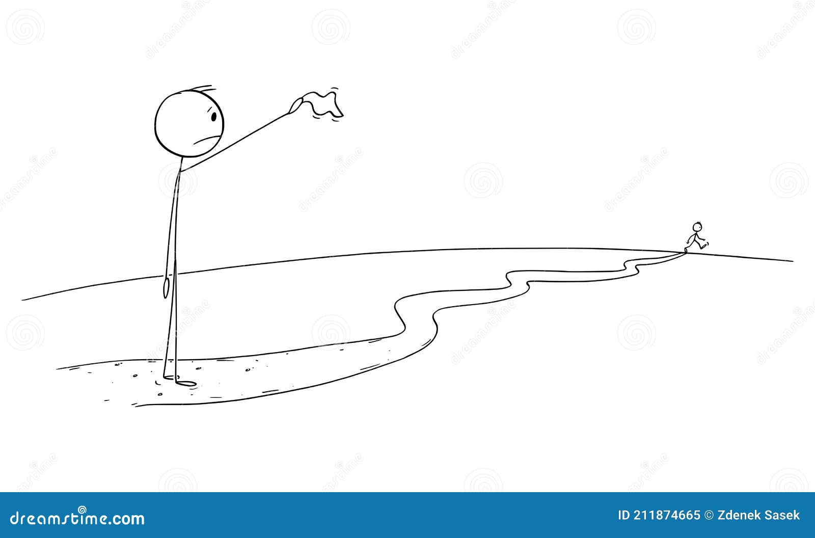 Hombre O Padre Saludando Con Pañuelo Diciendo Adiós a Dejar a Su Hijo O Amigo Ilustrador De Dibujos Animados Stick Stock de ilustración - Ilustración de camino, junto: 211874665 Hombre O Padre Saludando Con Pañuelo Diciendo Adiós a Dejar a Su Hijo O Amigo Ilustrador De Dibujos Animados Stick Stock de ilustración - Ilustración de camino, junto: 211874665