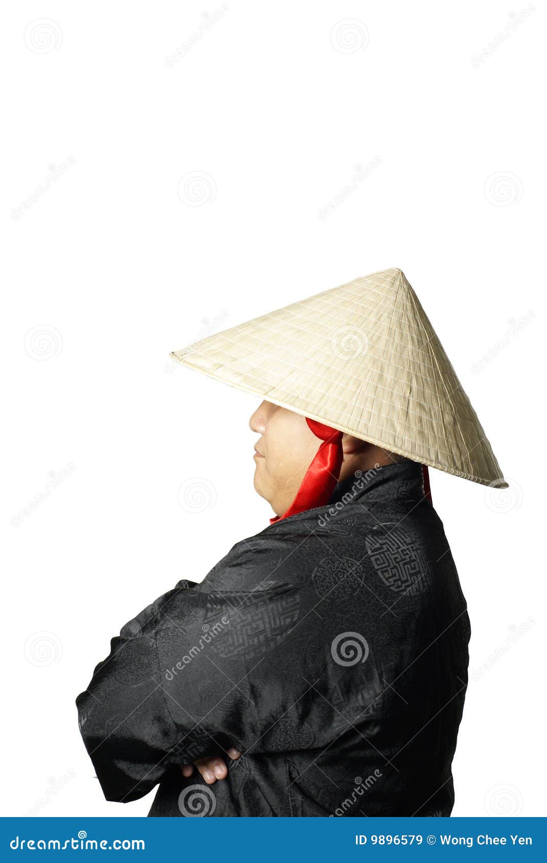 Hombre Vietnamita Con El Sombrero Imagen de archivo - vietnamita: 9896579