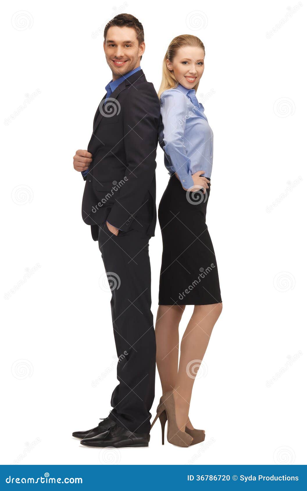 Hombre Y Mujer En Ropa Formal Foto de archivo - Imagen de bueno, formal:  36786720