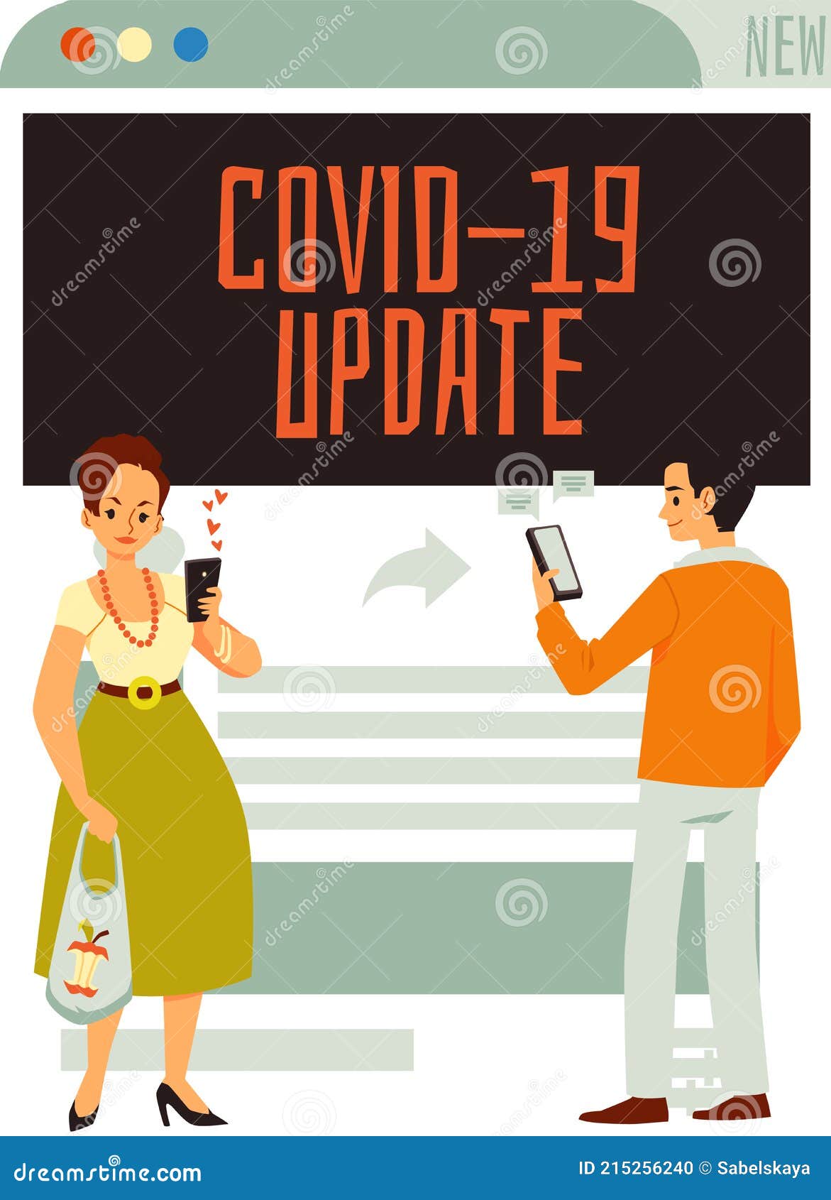 Un hombre y una mujer online sale