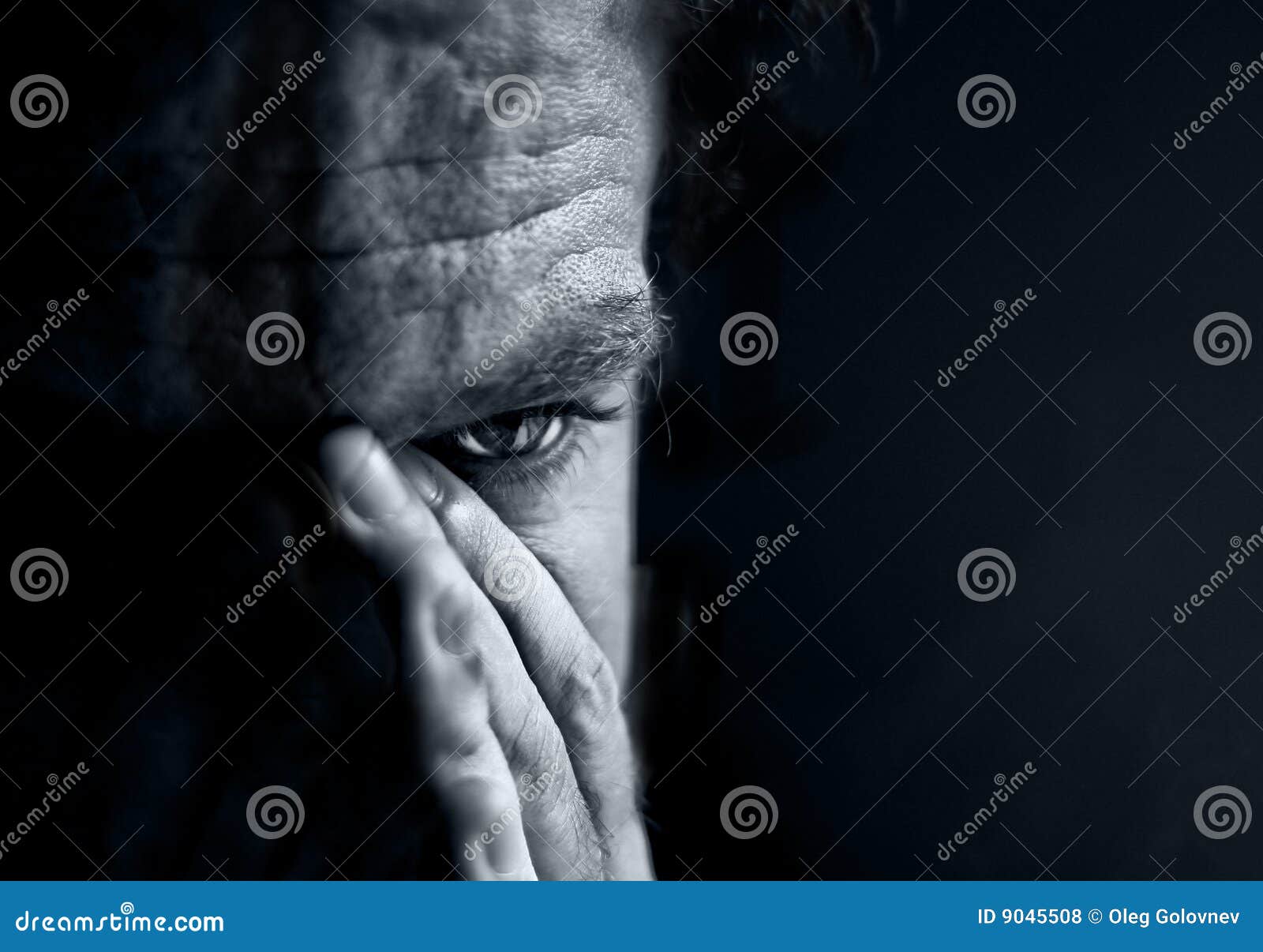 Hombres Tristes Foto De Archivo Imagen De Pena Depresion 9045508