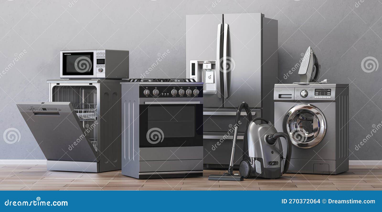 home appliances. household kitchen technics in appartments