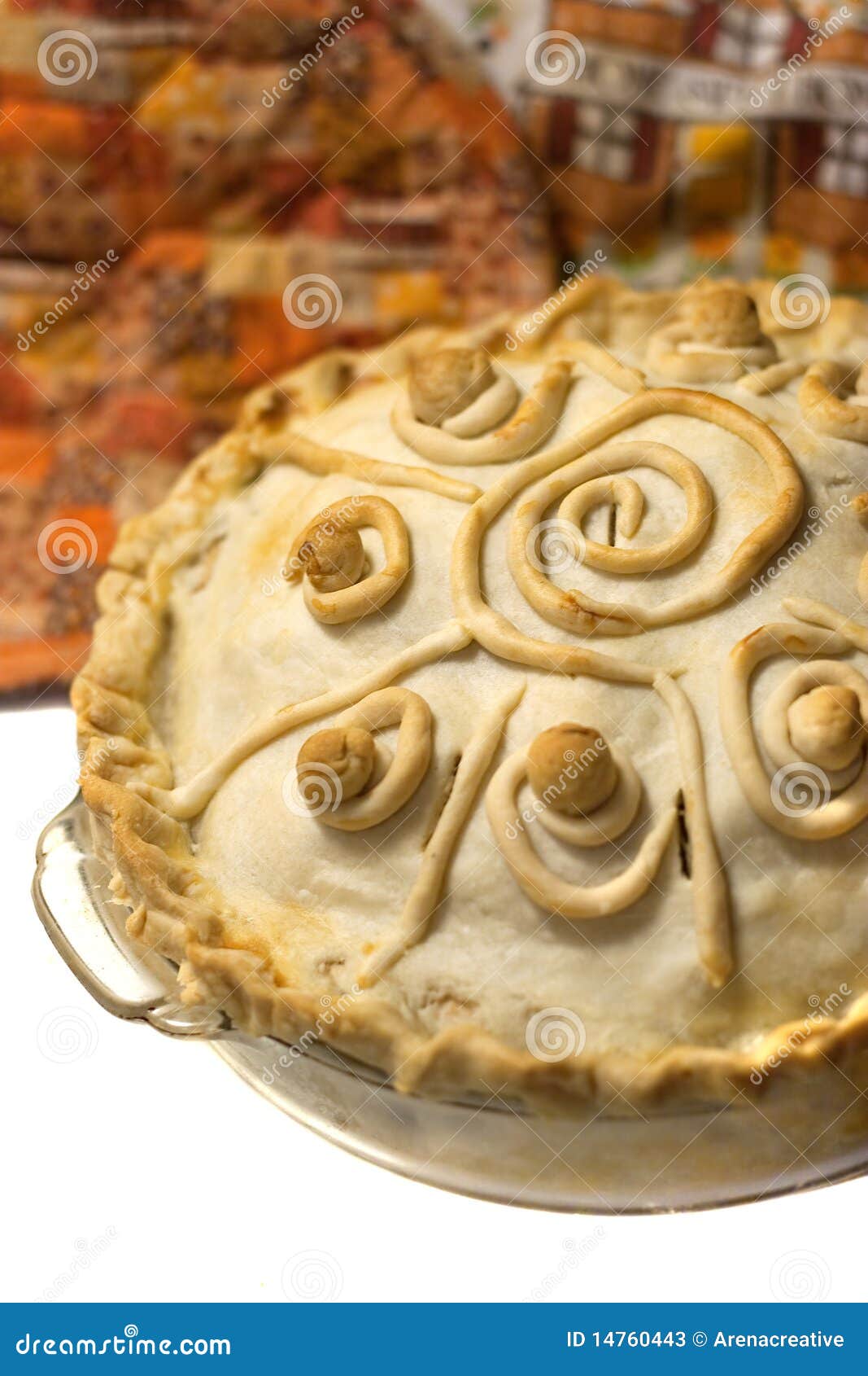 Home Baked Apple Pie stock image. Image of crust, fall 14760443