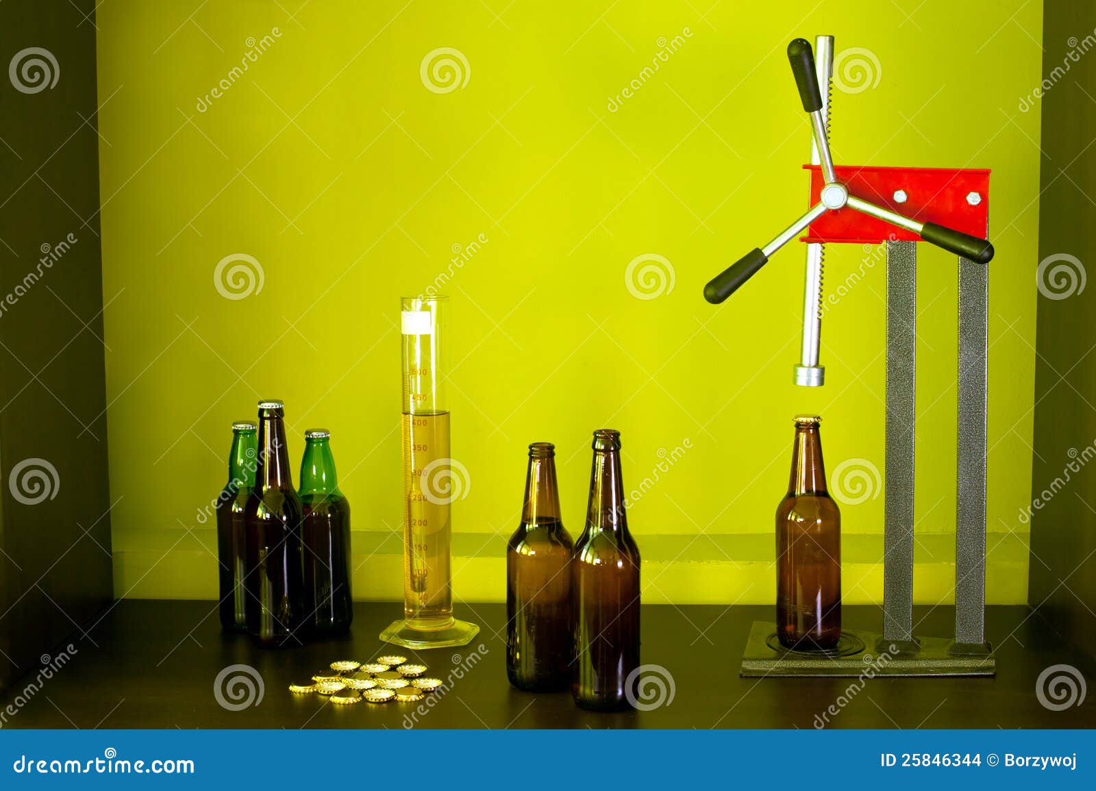 Home brewing stock photo. Image of domestic, caps, fitting 25846344