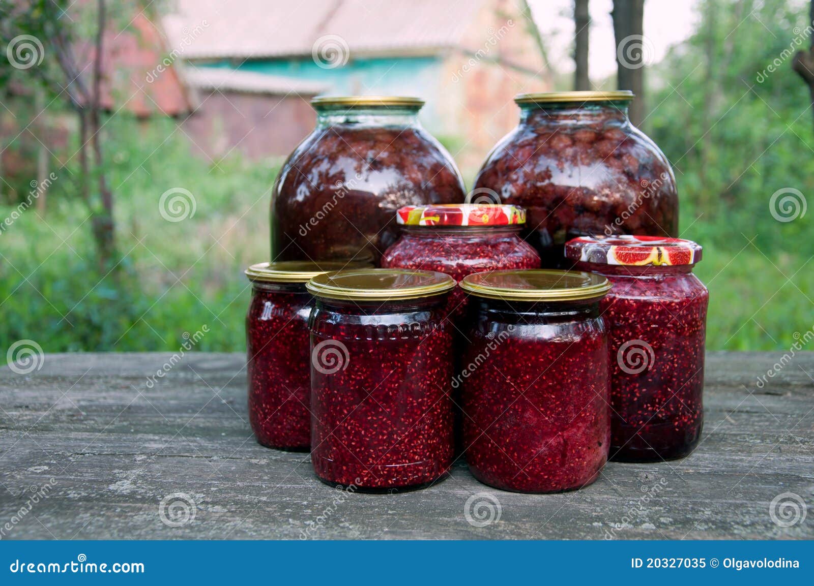 Home canning. Jam stock image. Image of country, side 20327035