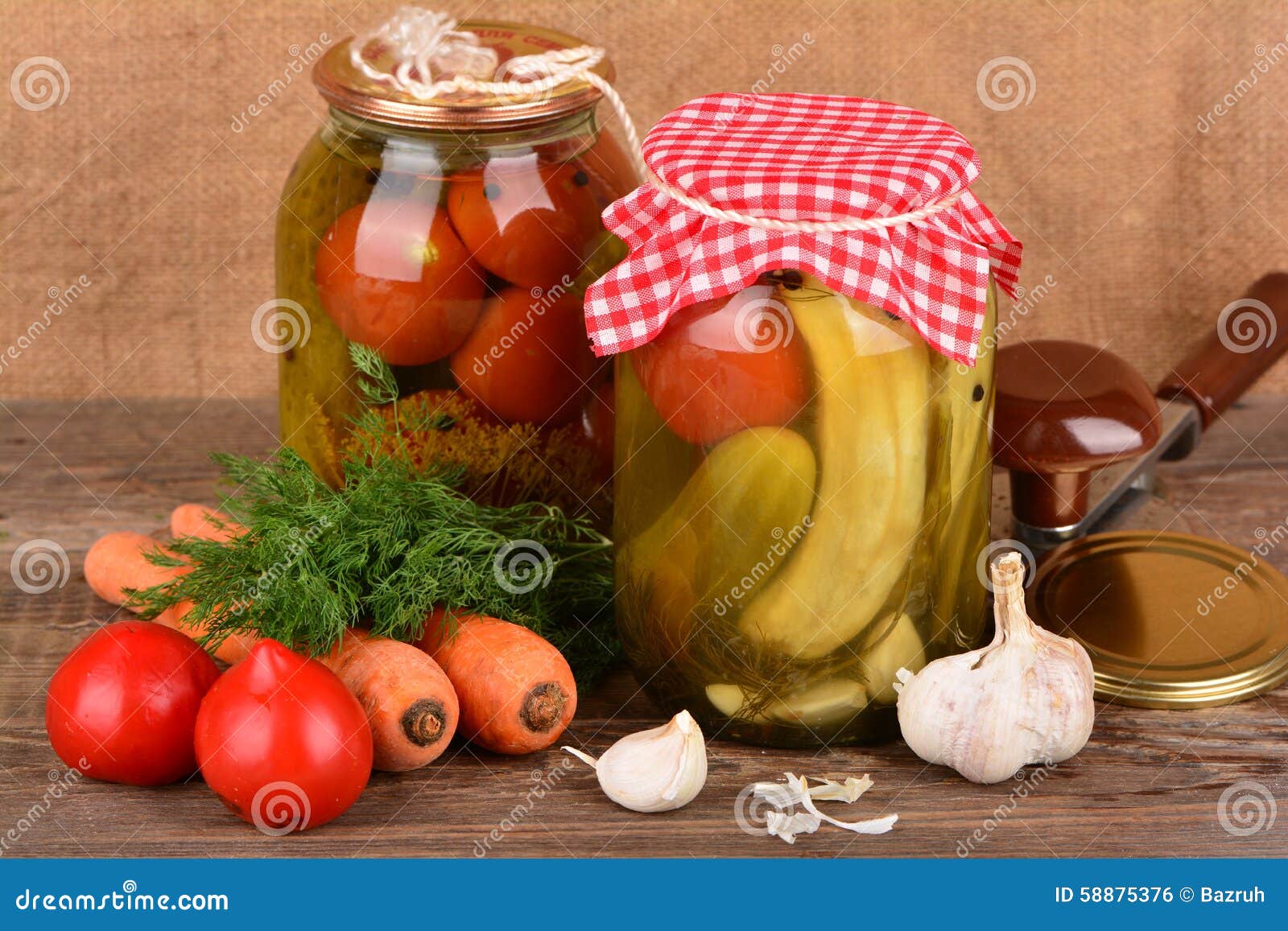 Home canning stock photo. Image of tinned, eating, crop 58875376