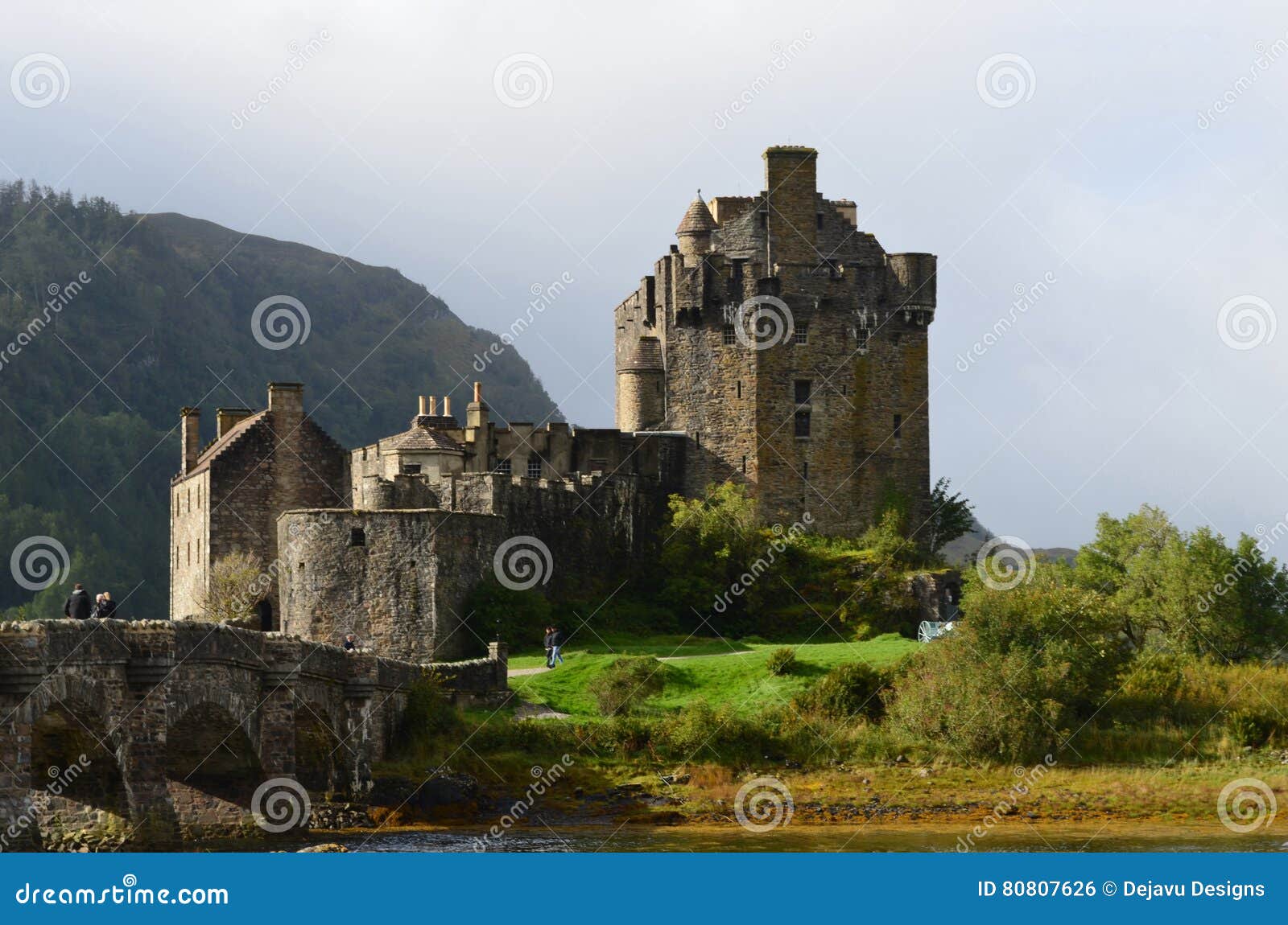 Home of Clan Mackenzie Eilean Donan Castle Stock Photo Image of