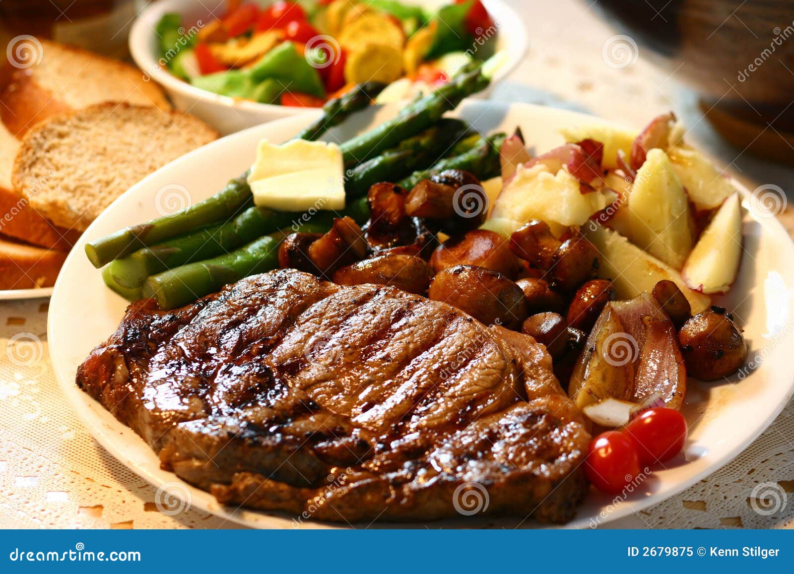 Home Cooking stock image. Image of onions, bread, meal - 2679875