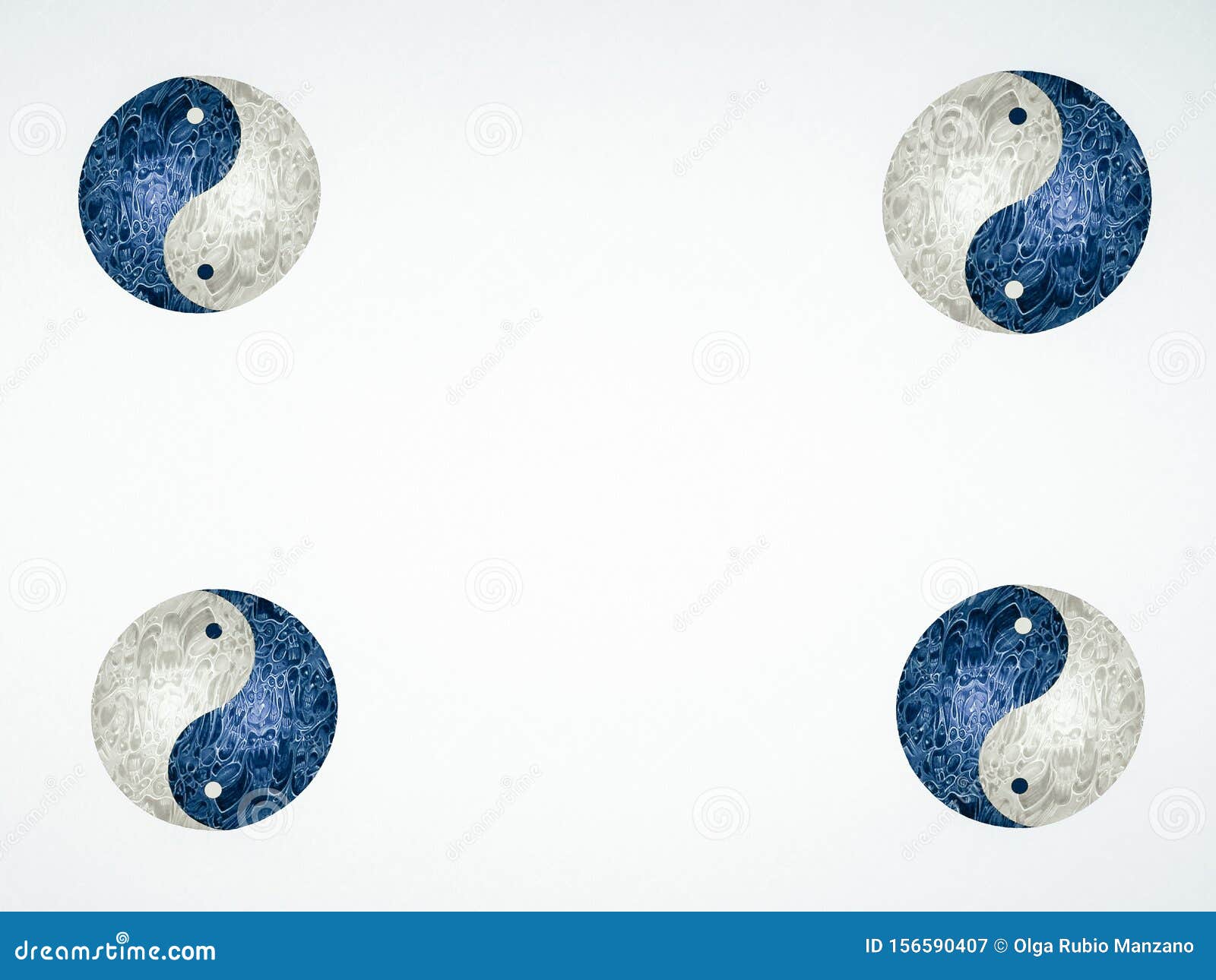 Home Decor with Yin-yang Symbol Handmade in Wooden Stock Image - Image