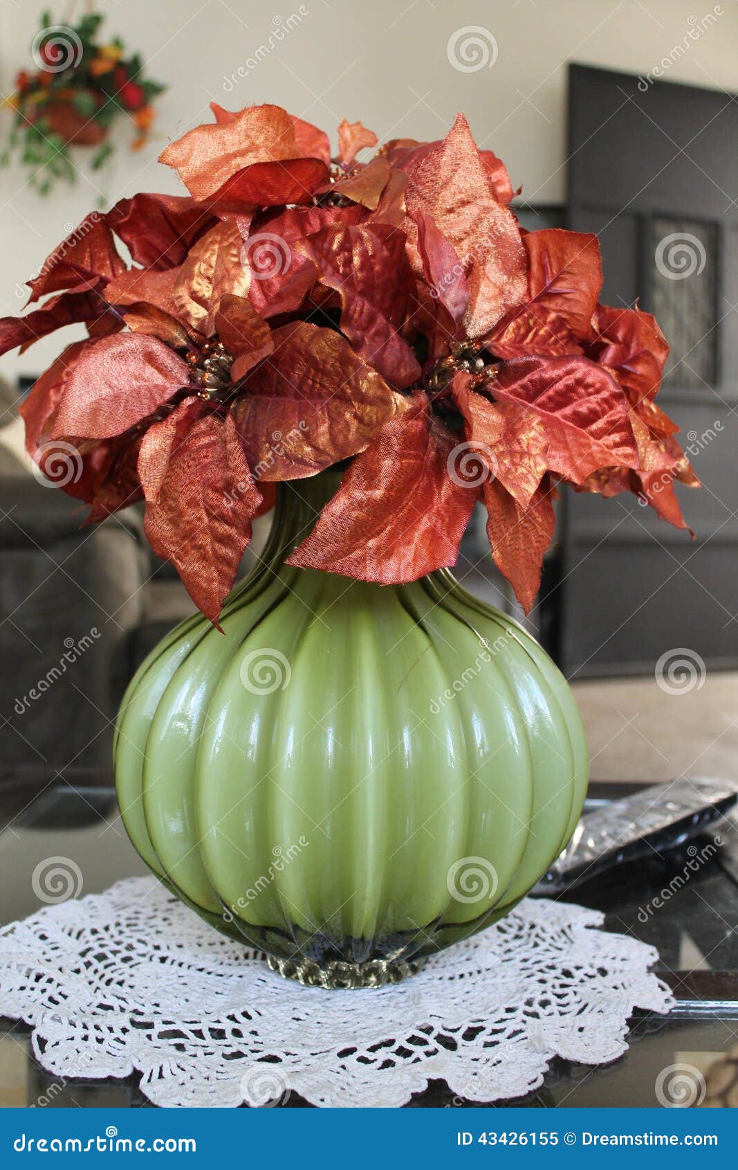 Home Decoration Flower Base Stock Image - Image of decoration, home:  43426155