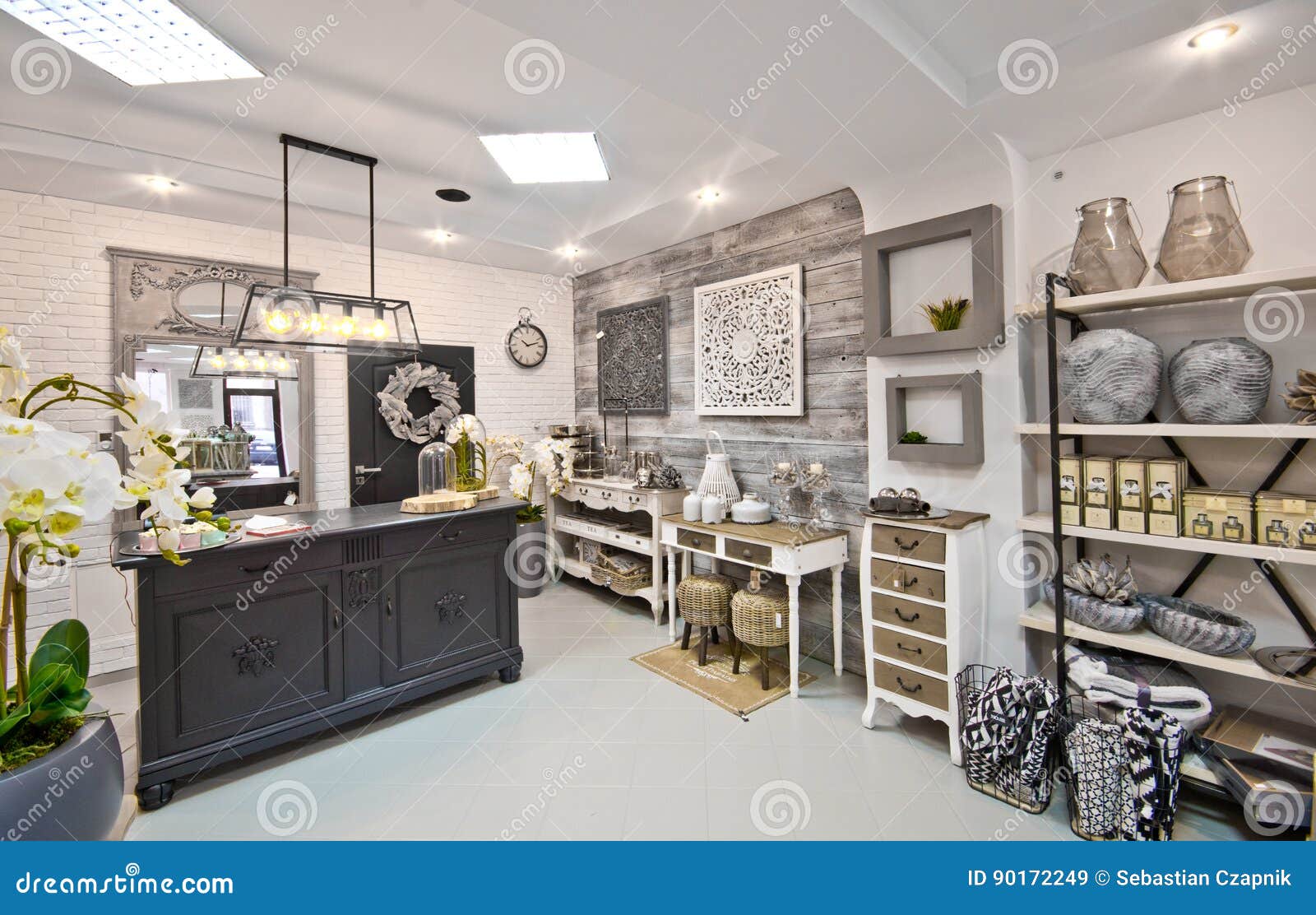  Home  Decorations Shop Interior Stock Image Image of 