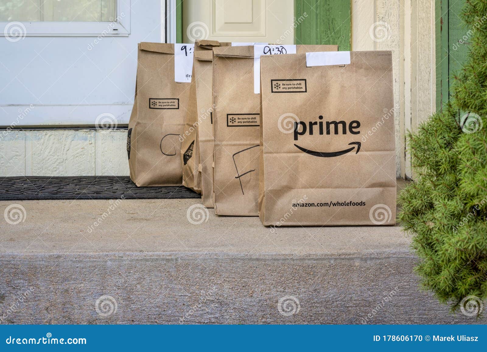 Home Delivery of Groceries from Whole Food Market Editorial Image - Image  of banner, prime: 178606170