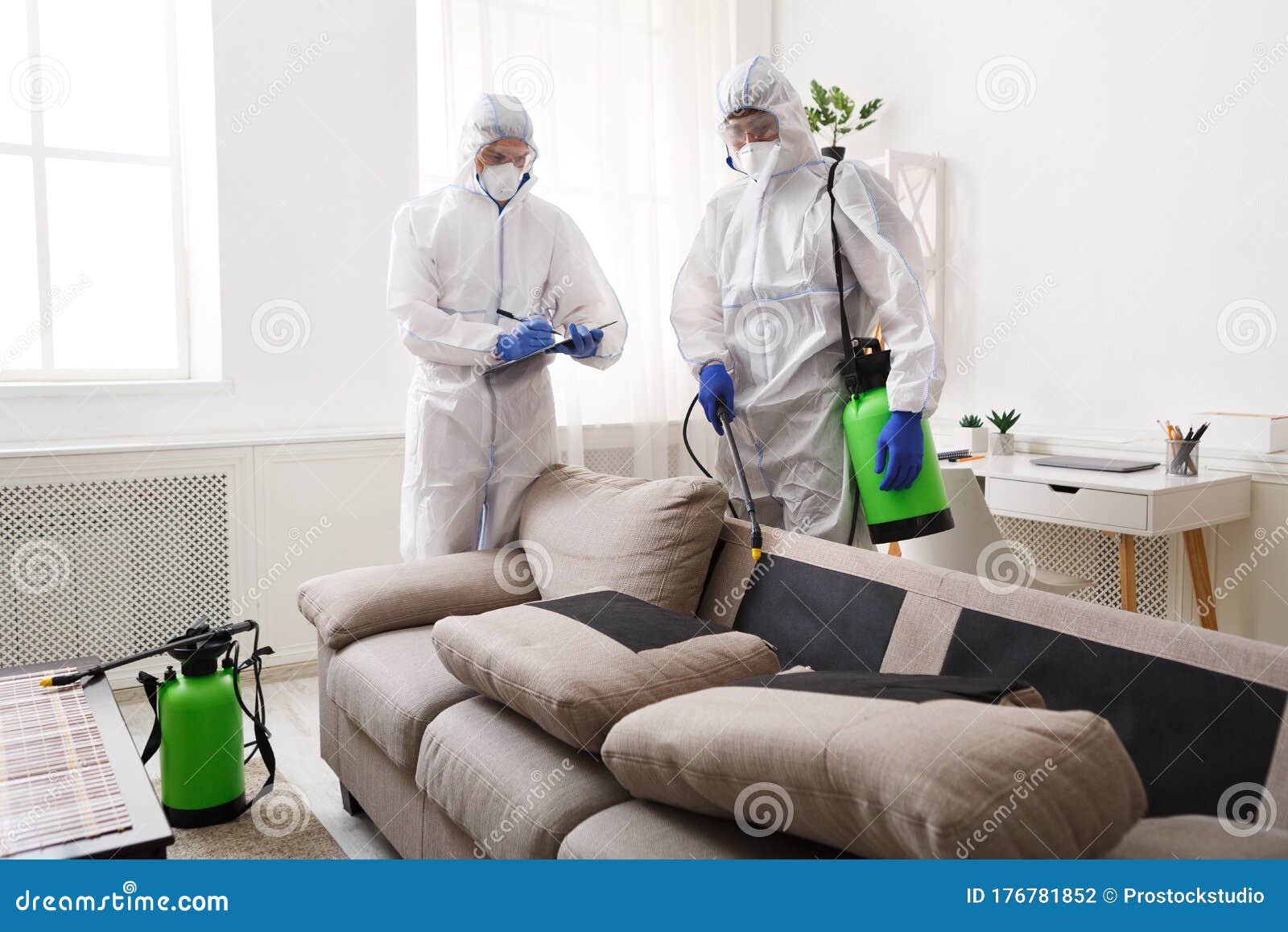 home disinfection by cleaning service, surface treatment from coronavirus