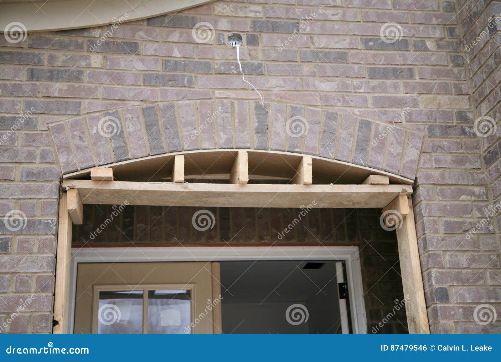 Home Entryway Door Frame stock photo. Image of construction 87479546