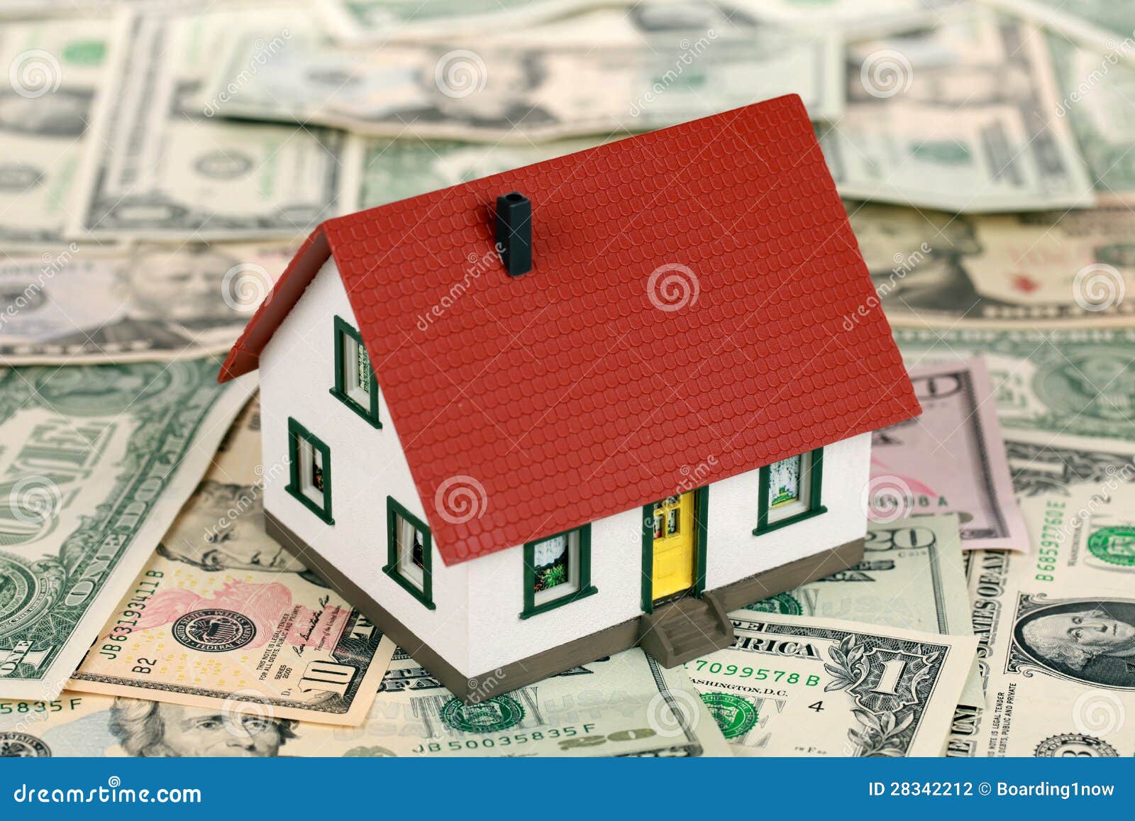 Home financing (Dollars) stock photo. Image of dollar 28342212