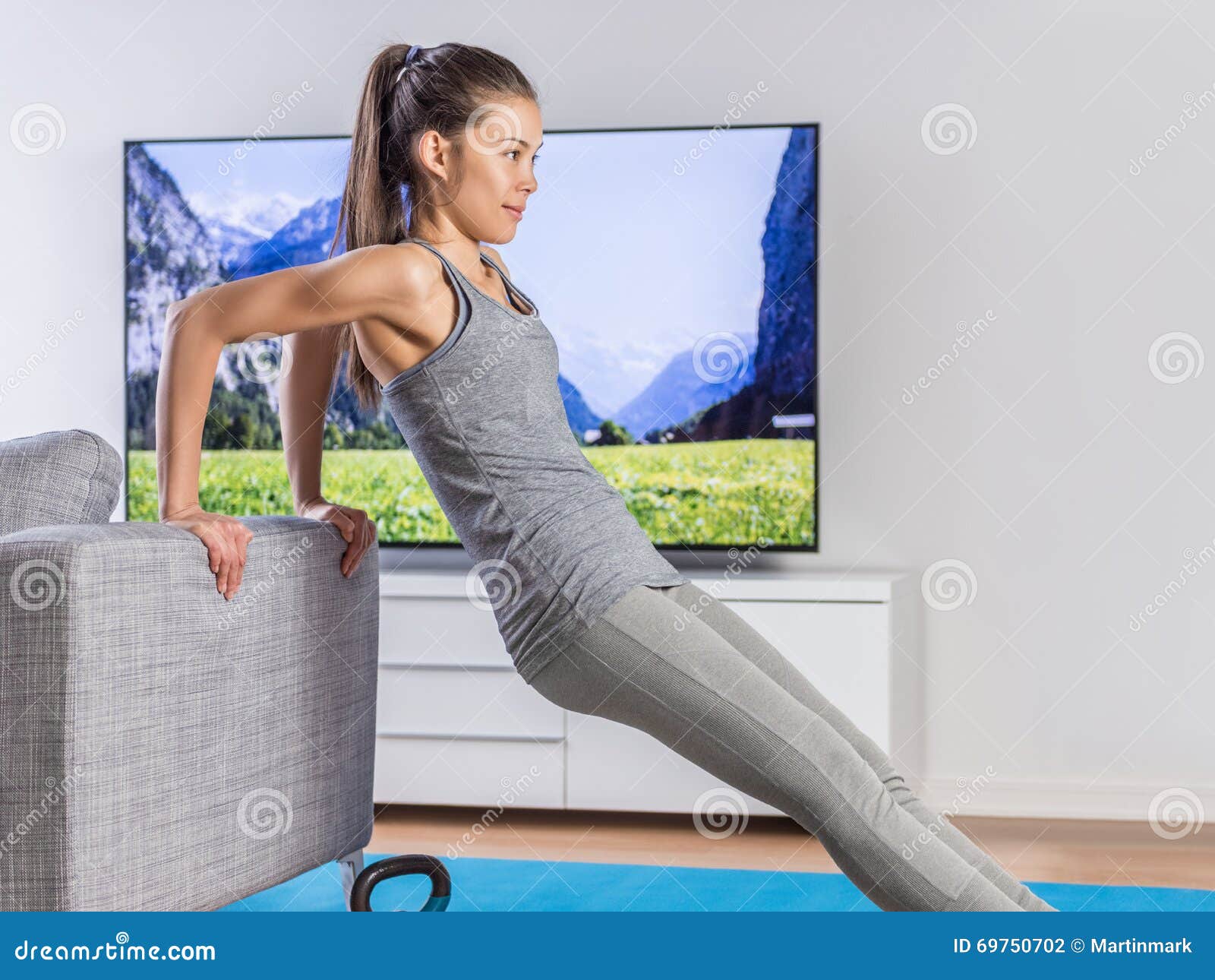 living room strength training