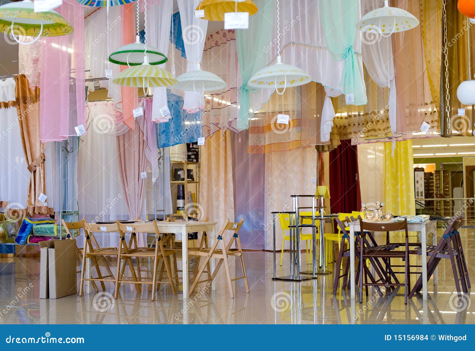 Home furnishings store stock photo. Image of glossy, luster 15156984