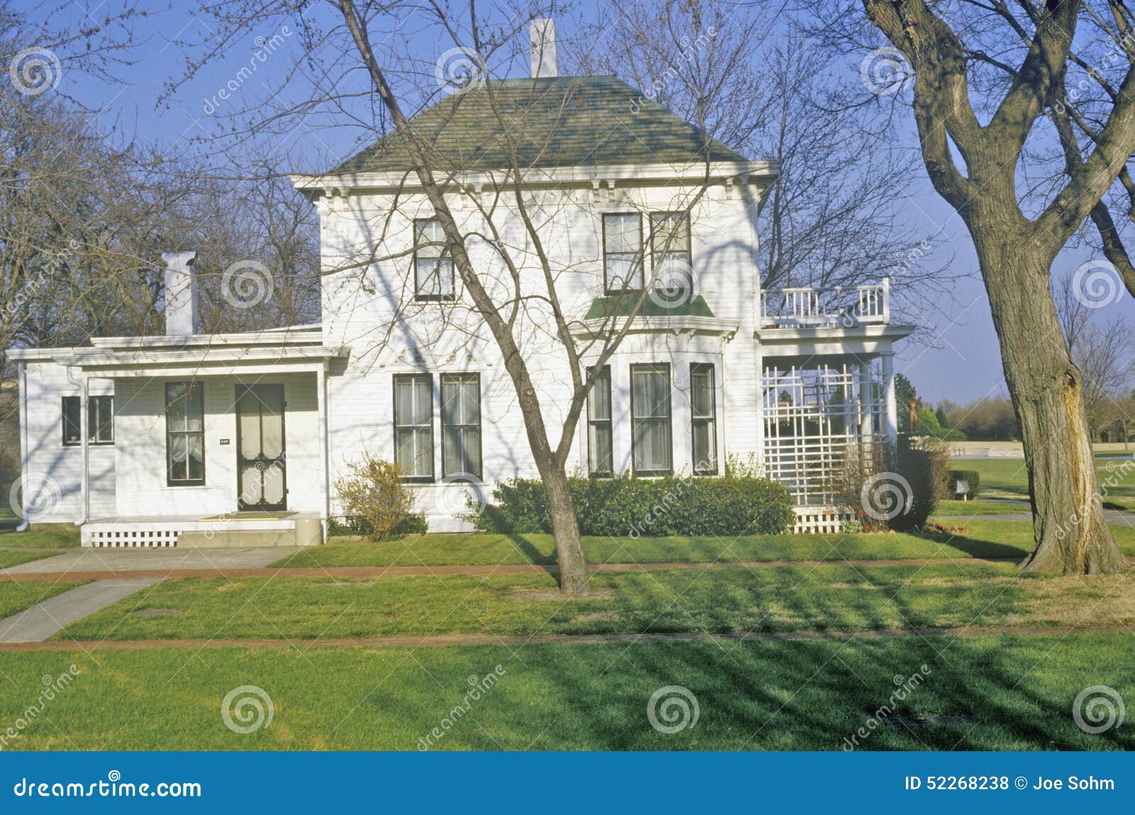 Home of General Dwight D. Eisenhower, Abilene, Kansas Stock Photo