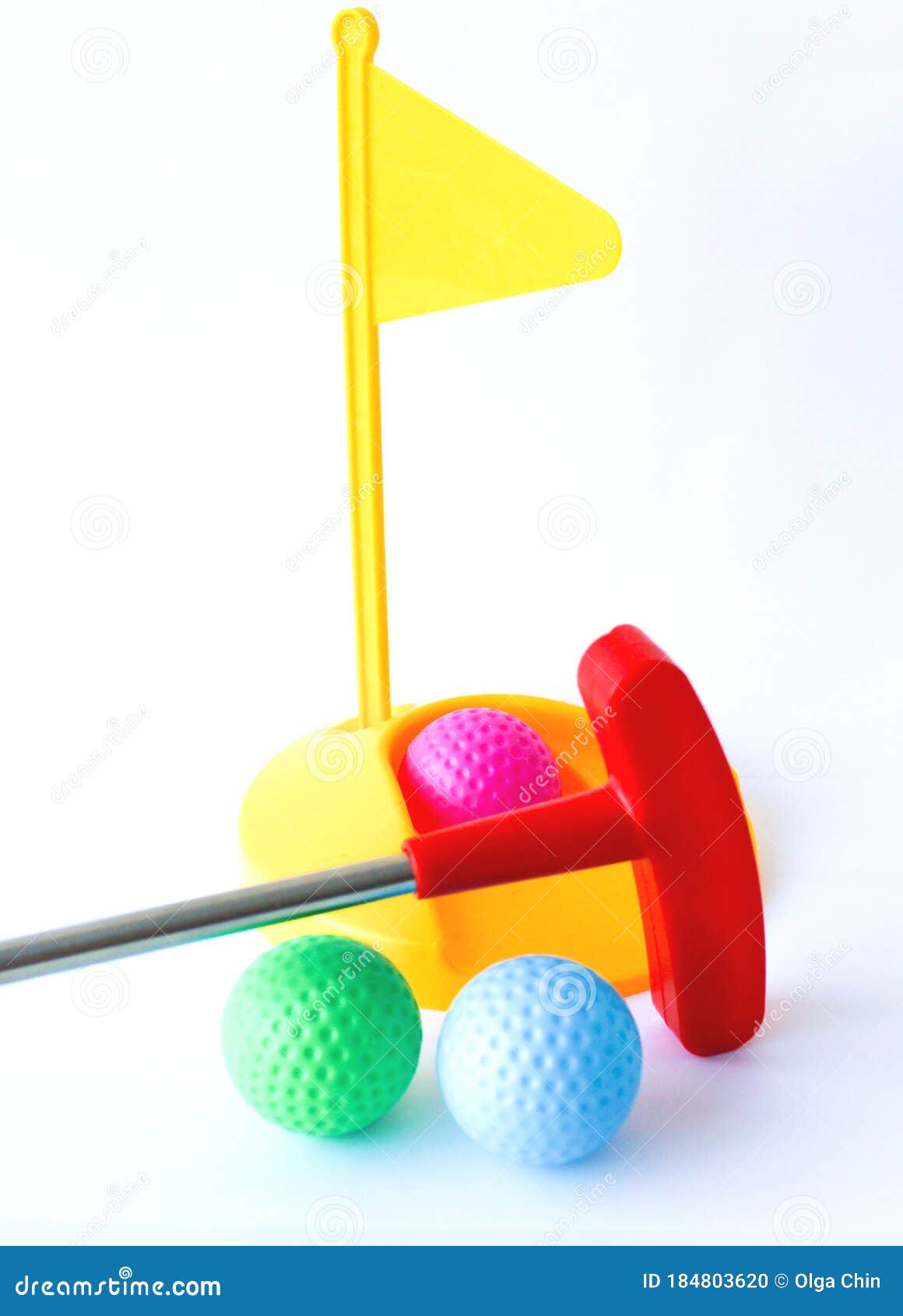 Home Golf For Games At Home Stock Photo Image Of Green Childrens 184803620