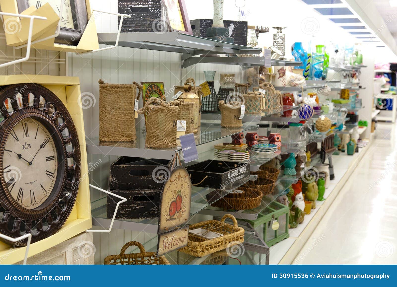  Home  Goods Shelves With Home Decoration Products  