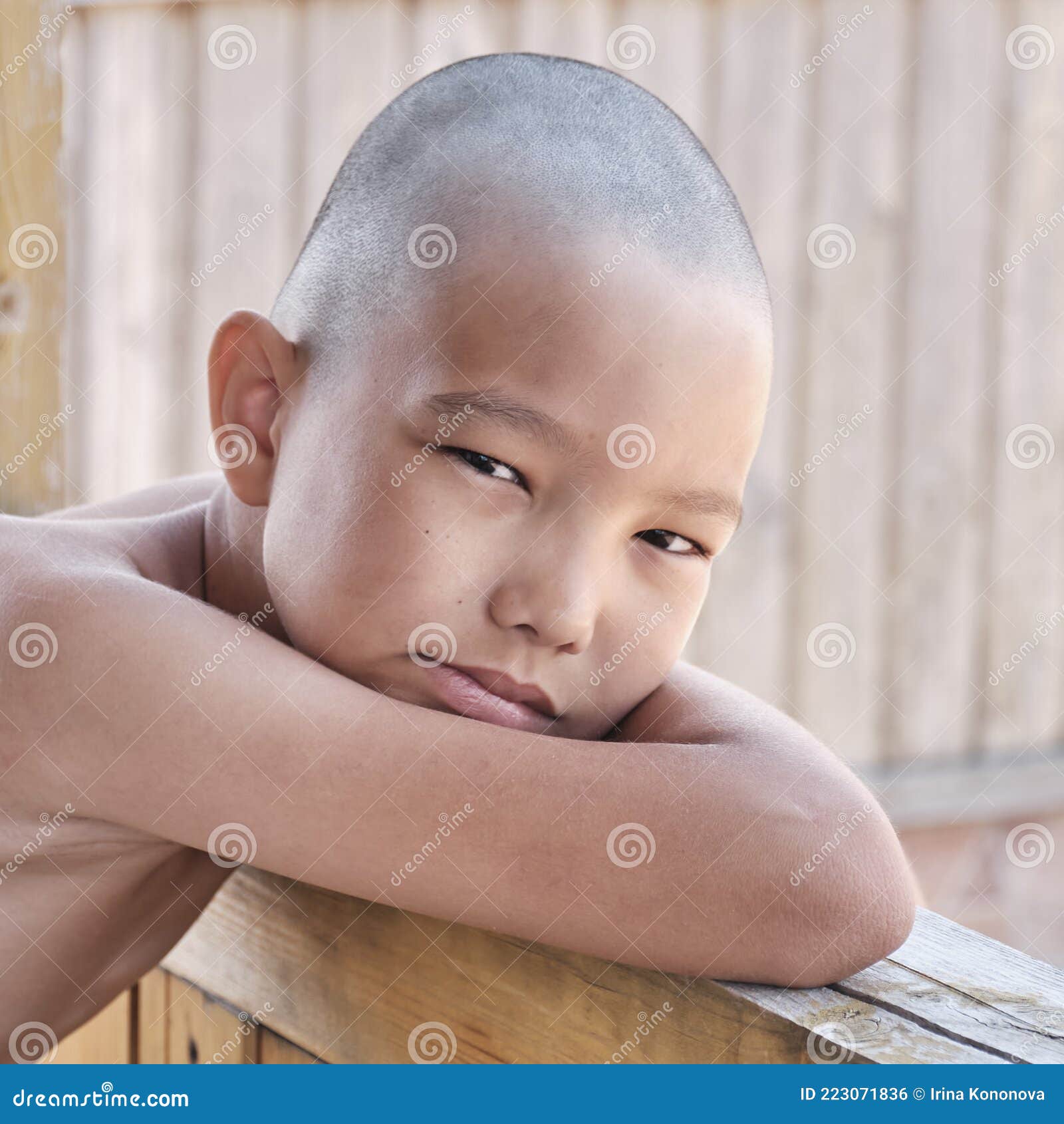Portrait of Tanned Asian Boy, Hair Cut Bald, Looking at Camera Stock Photo - Image of serious, halflength: 223071836 Portrait of Tanned Asian Boy, Hair Cut Bald, Looking at Camera Stock Photo - Image of serious, halflength: 223071836
