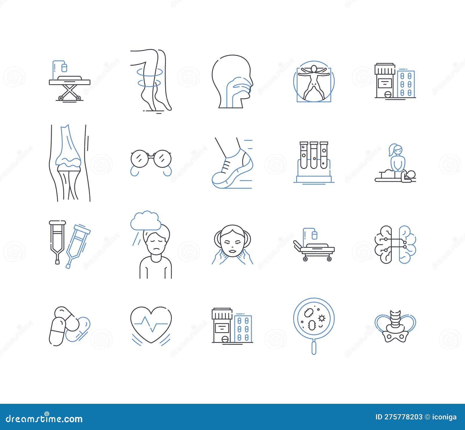 home healthcare line icons collection. elderly, homebound, healthcare, nursing, assistance, rehabilitation, therapy