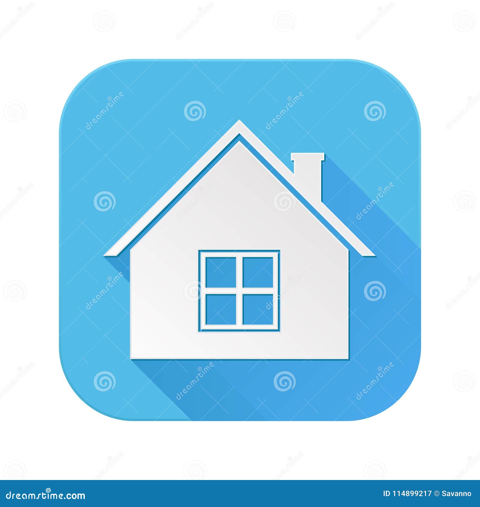 home icon blue background